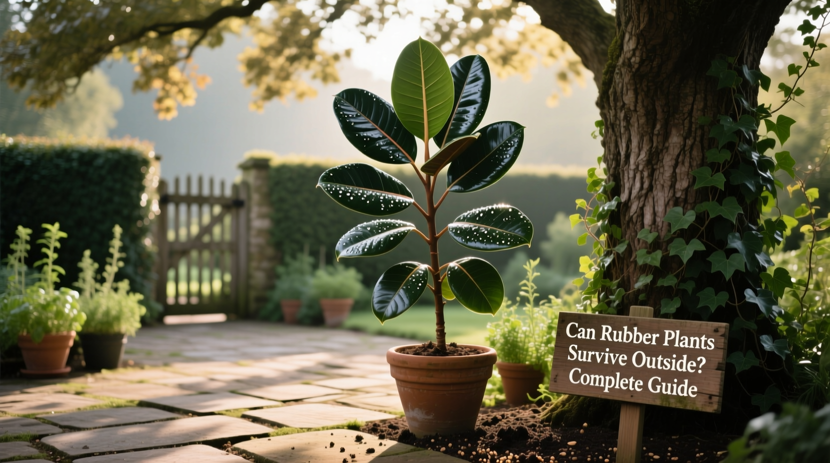 Can Rubber Plants Survive Outside? Complete Guide