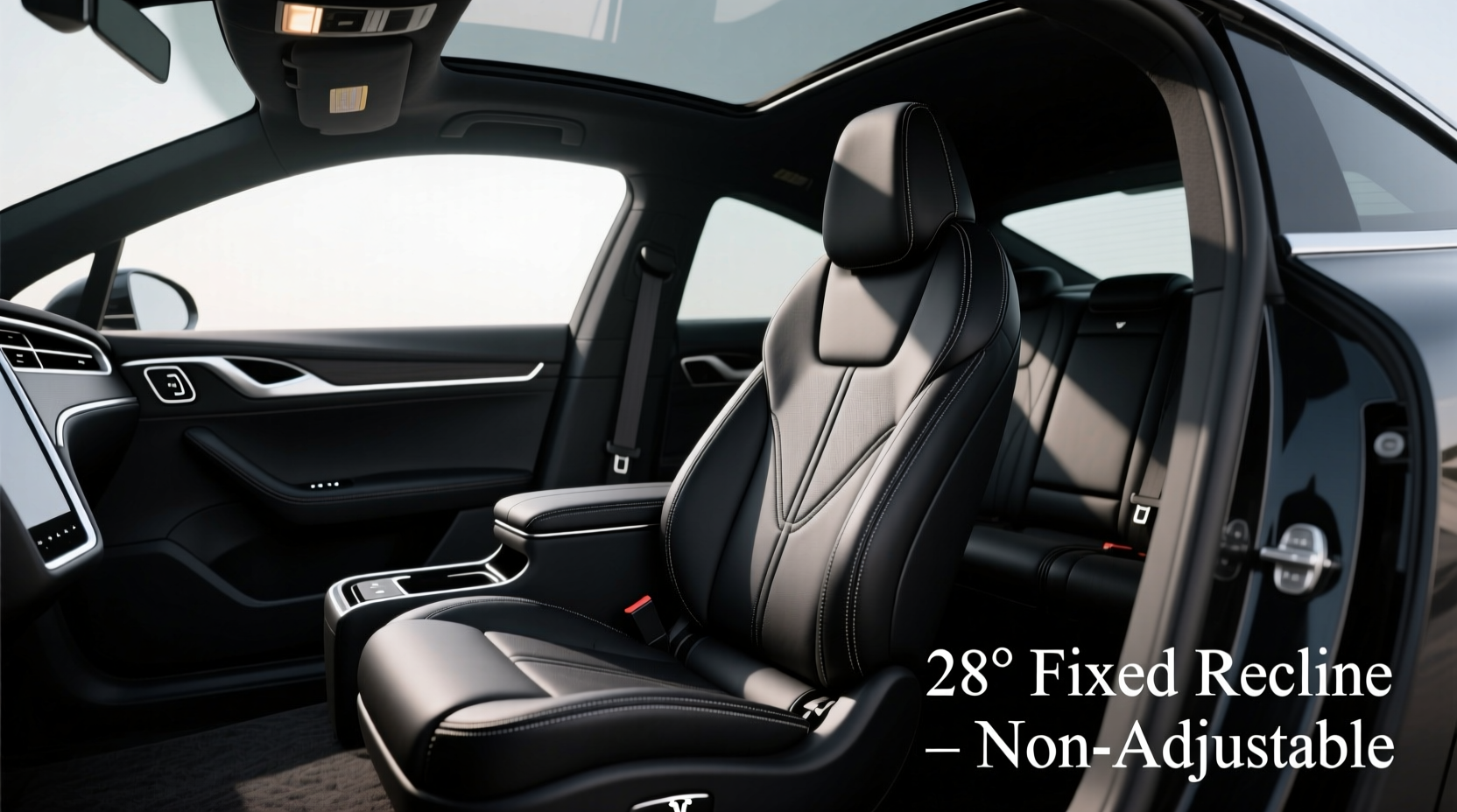 model x rear seat recline angle