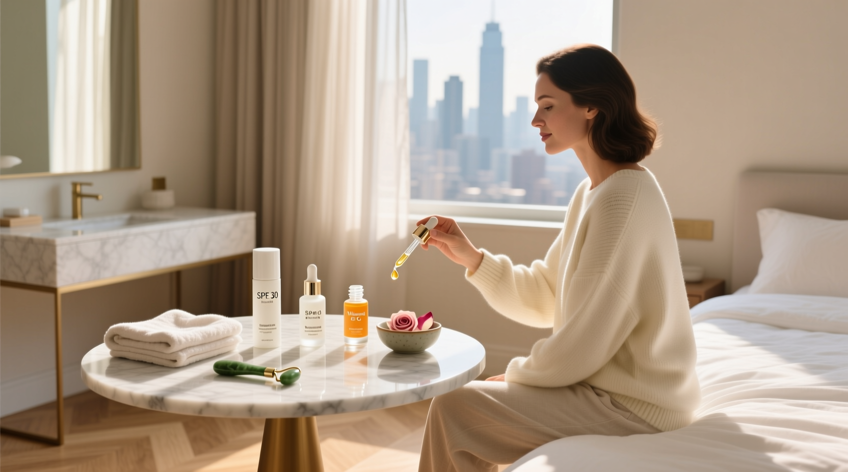 spf retinol vitamin c acids face serum guide