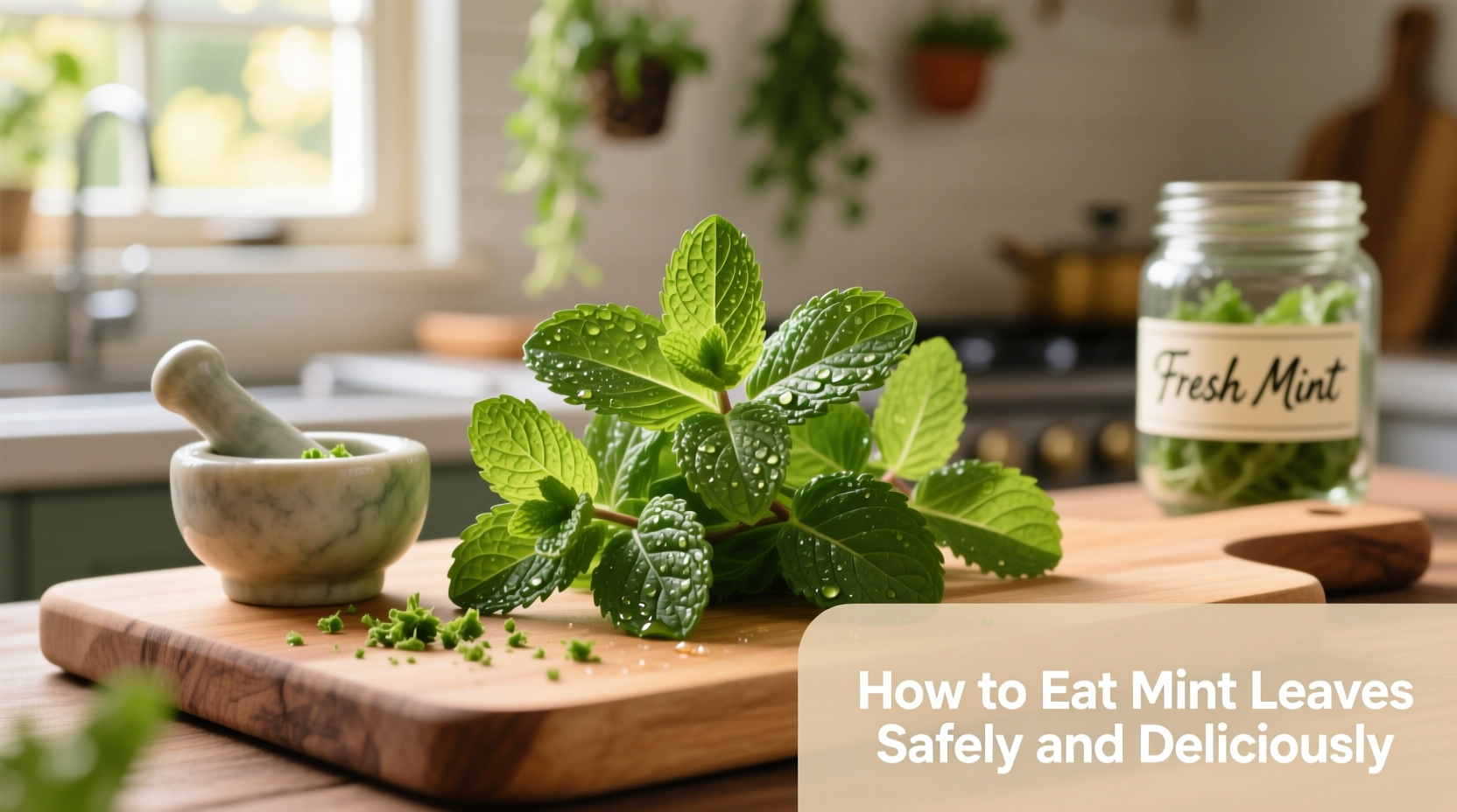 how to eat mint leaves