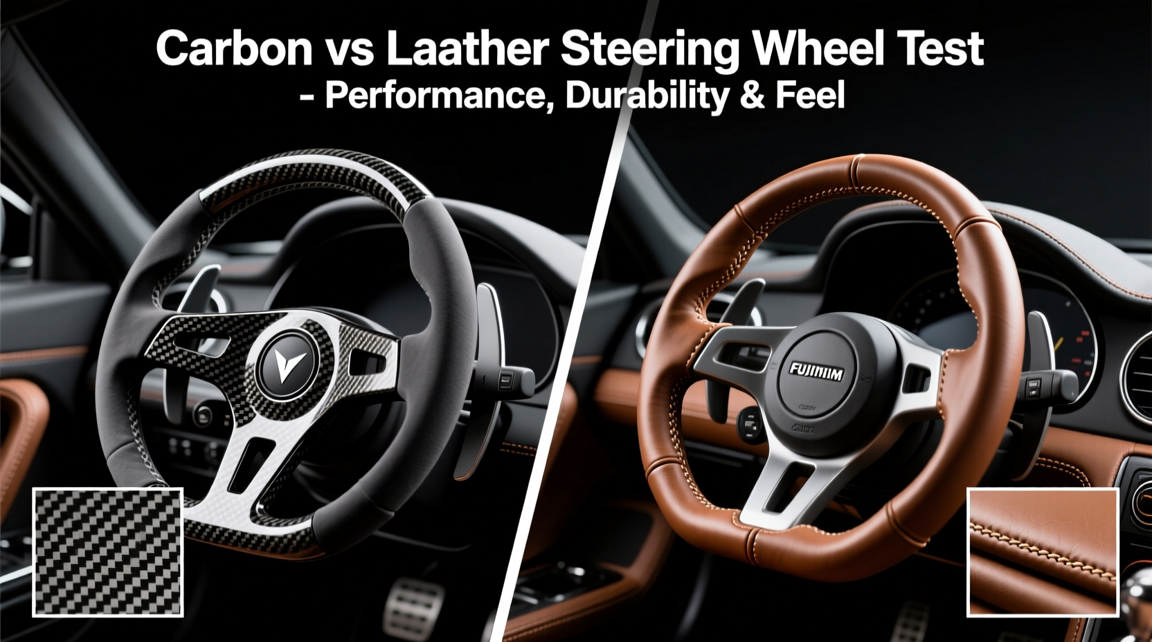 carbon vs leather wheel test