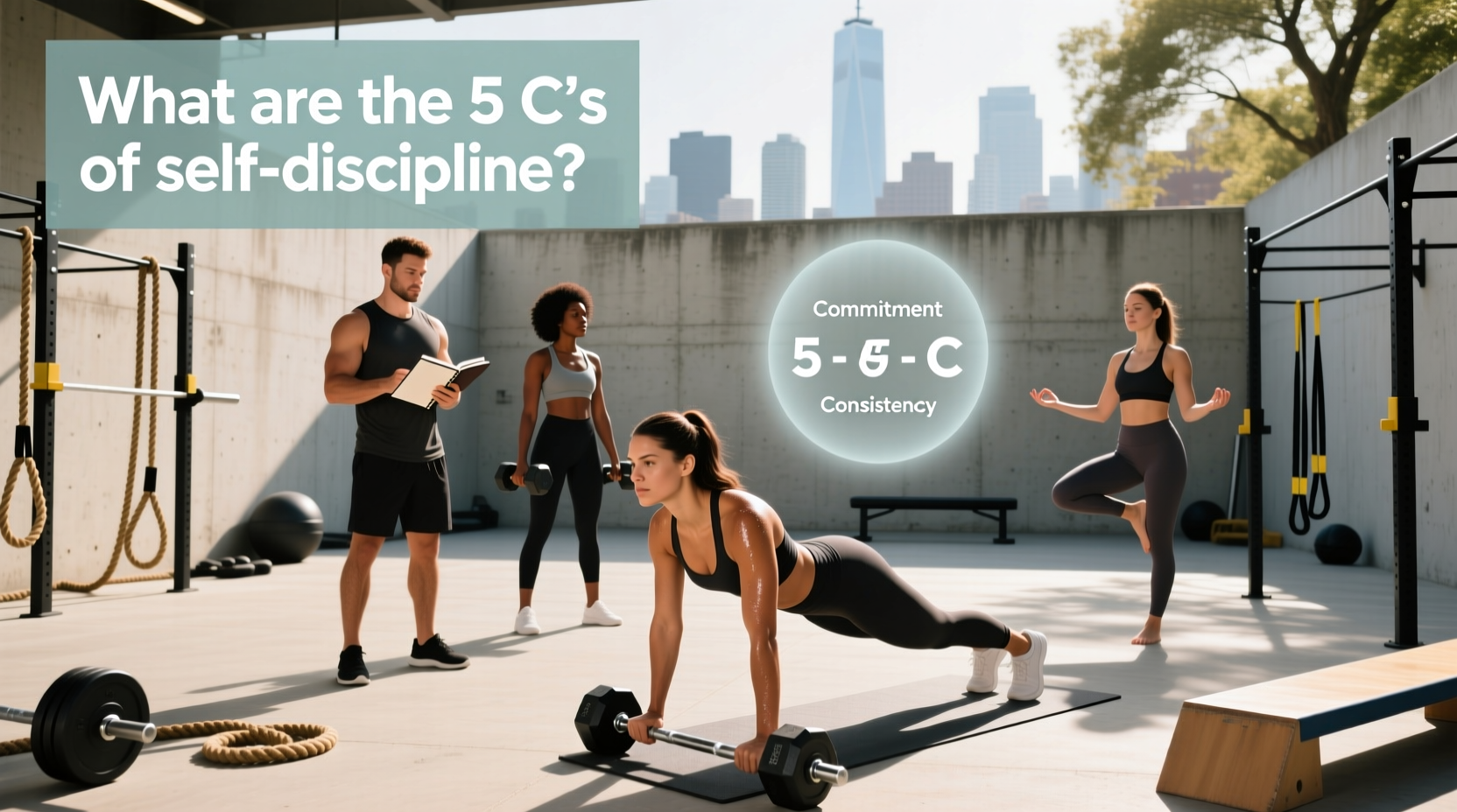 the 5 c's of self discipline strength training