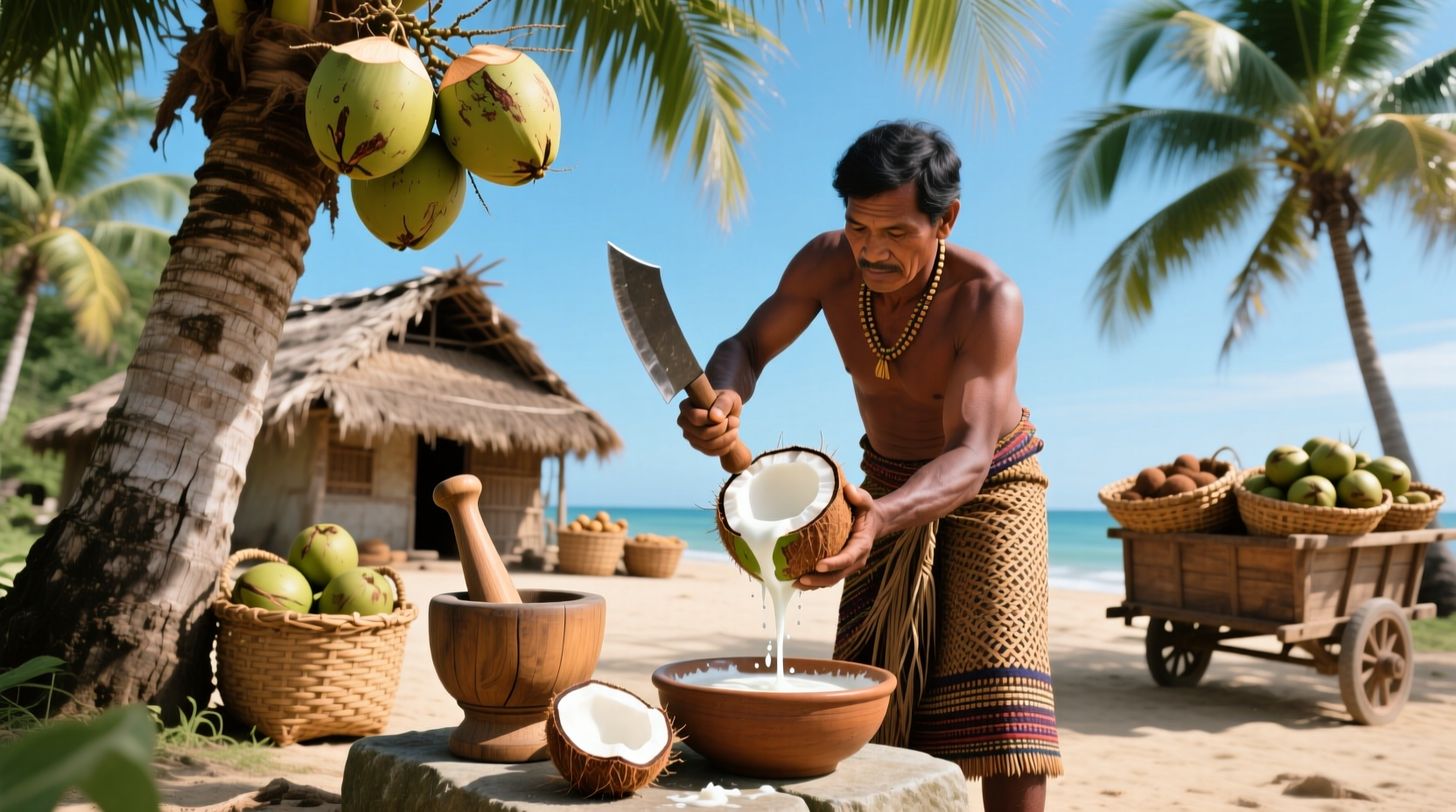 where coconut milk comes from