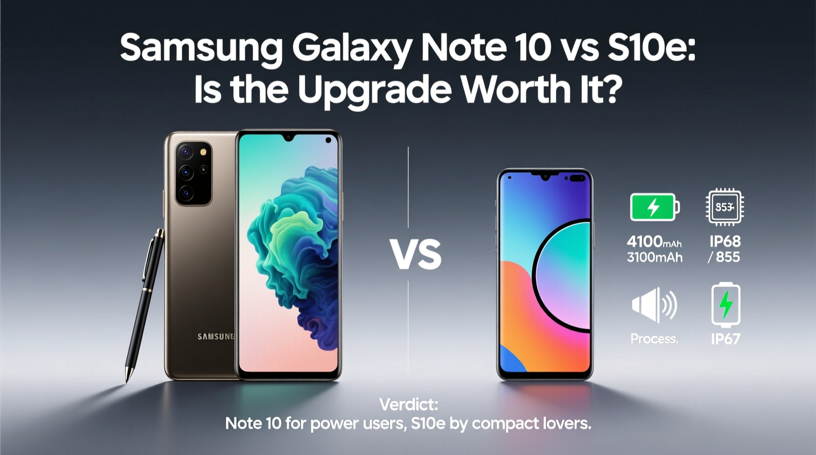 samsung note 10 vs s10e is the newer note really worth the upgrade