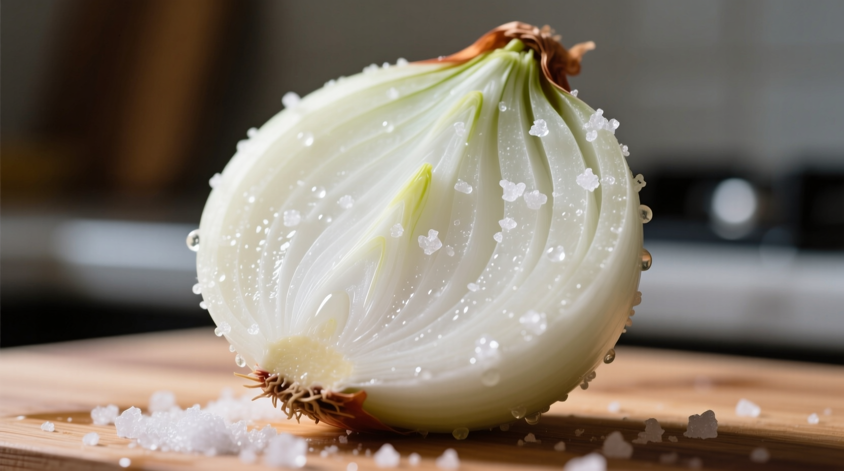 onion with salt