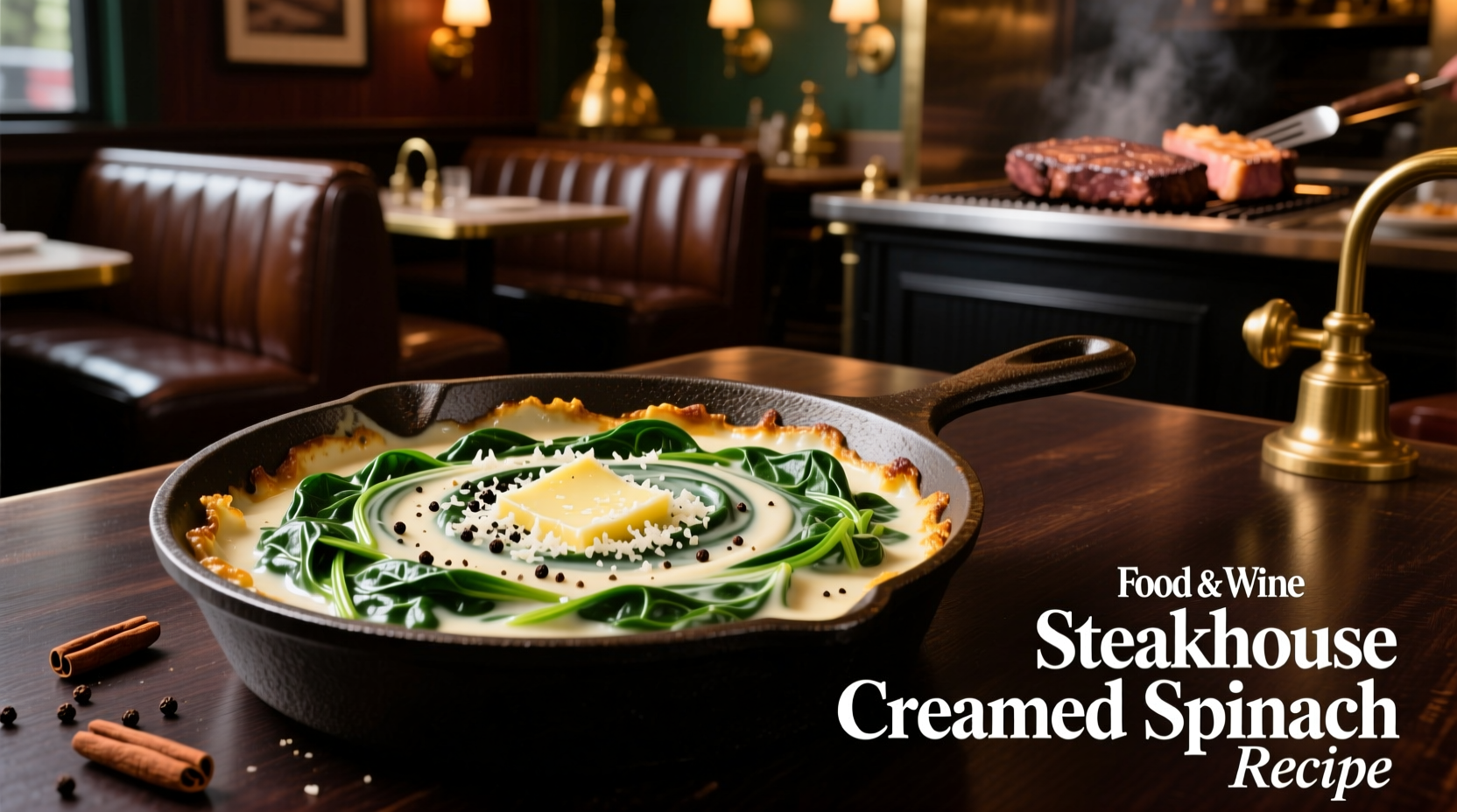 Perfect Steakhouse Creamed Spinach Recipe in 25 Minutes