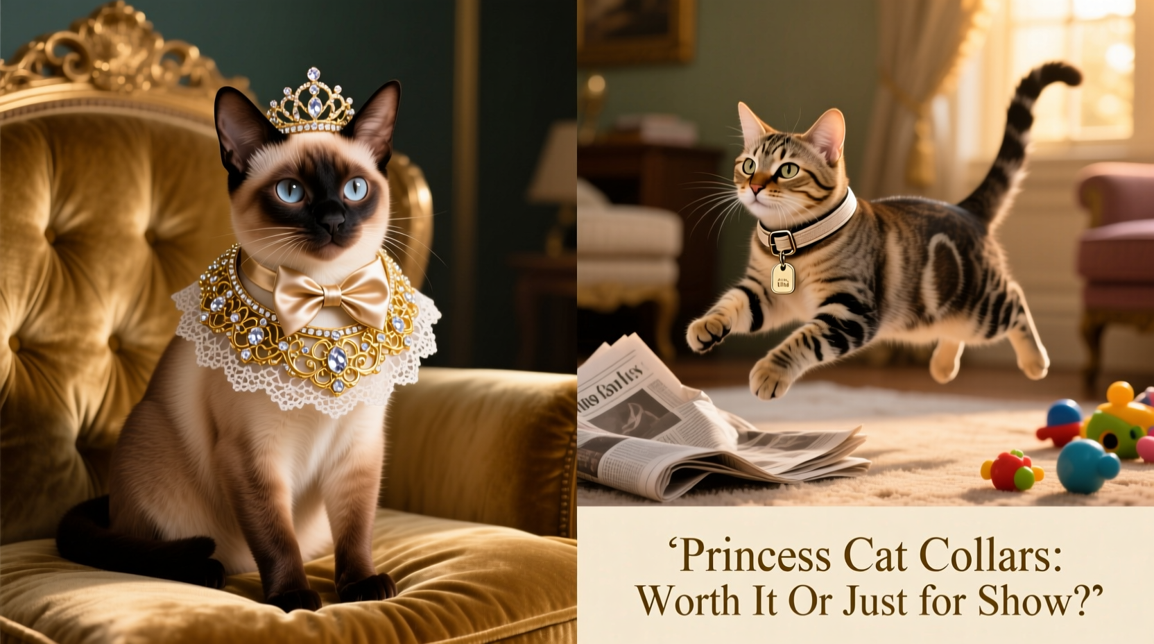 princess cat collars vs regular collars are they actually worth it or just for show