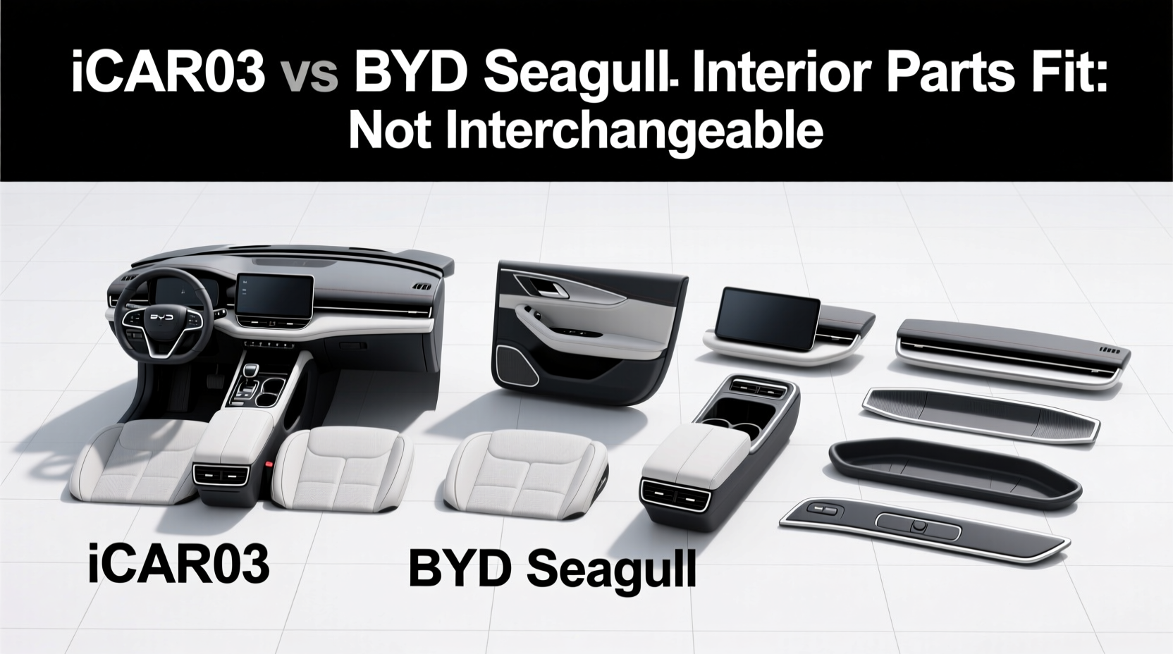 icar03 vs seagull interior parts fit