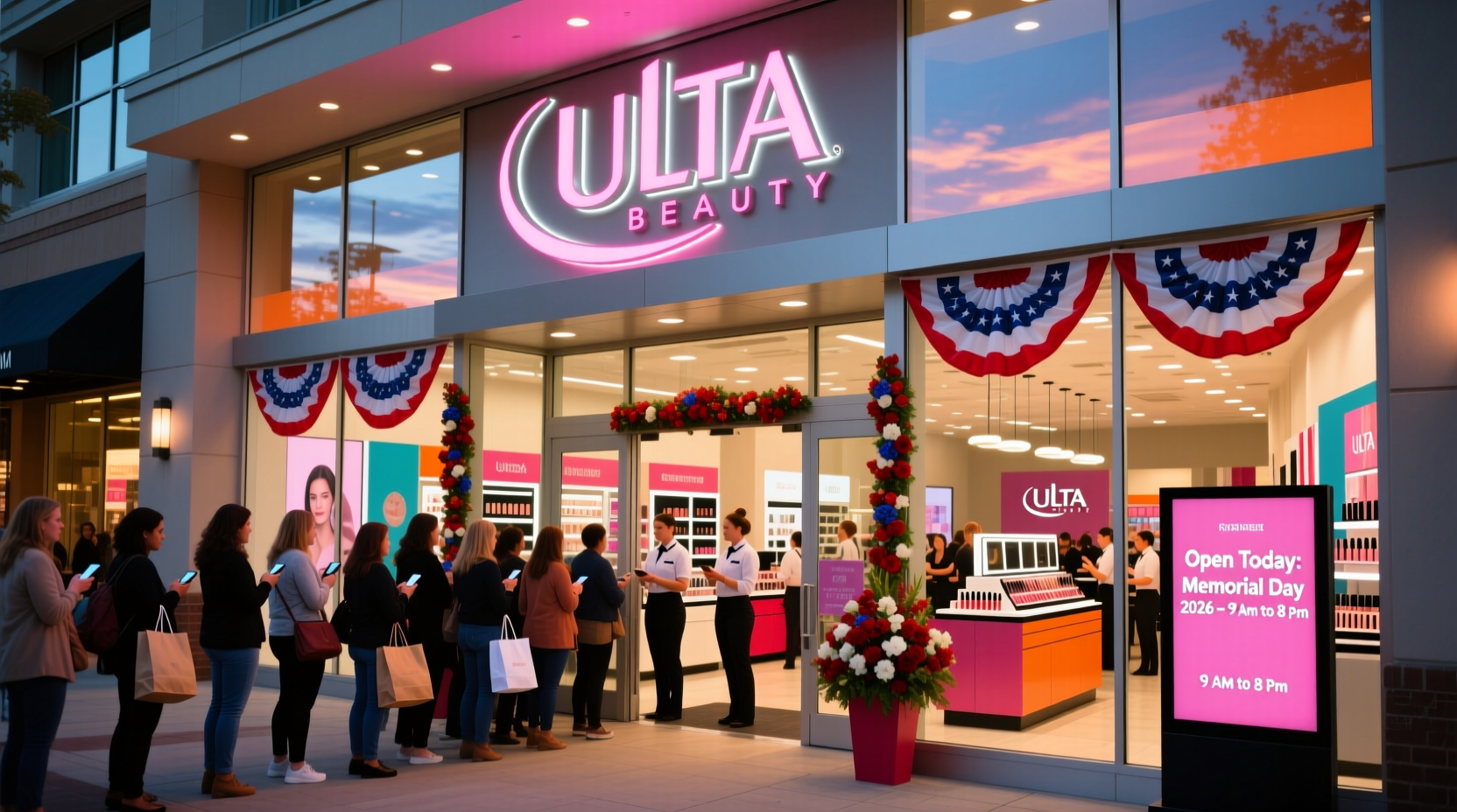 is ulta open on memorial day 2026