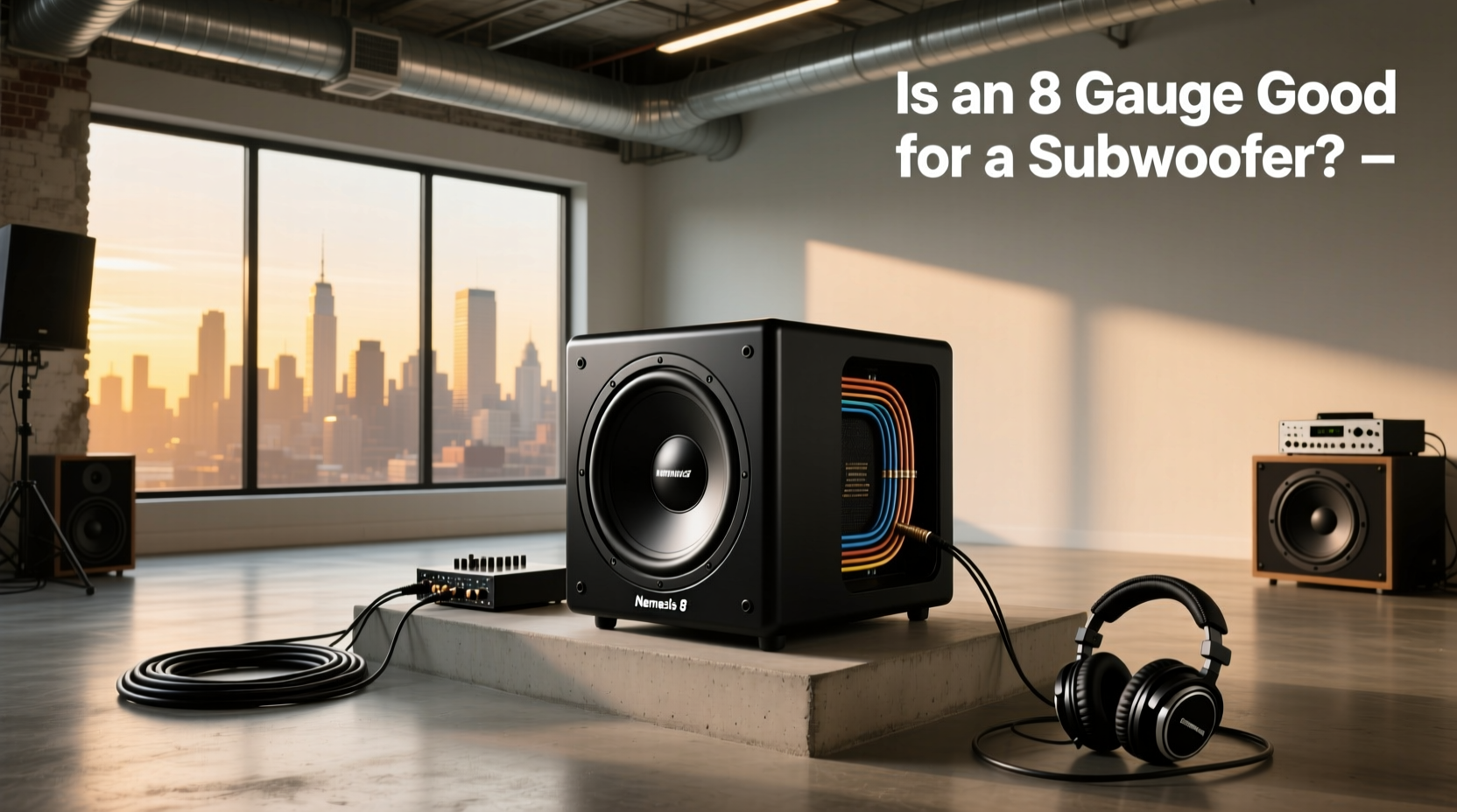 Subwoofer Nemesis 8 and 8 Gauge Wire Guide