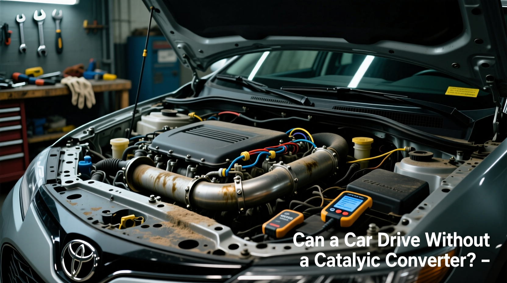 can a car drive without a catalytic converter