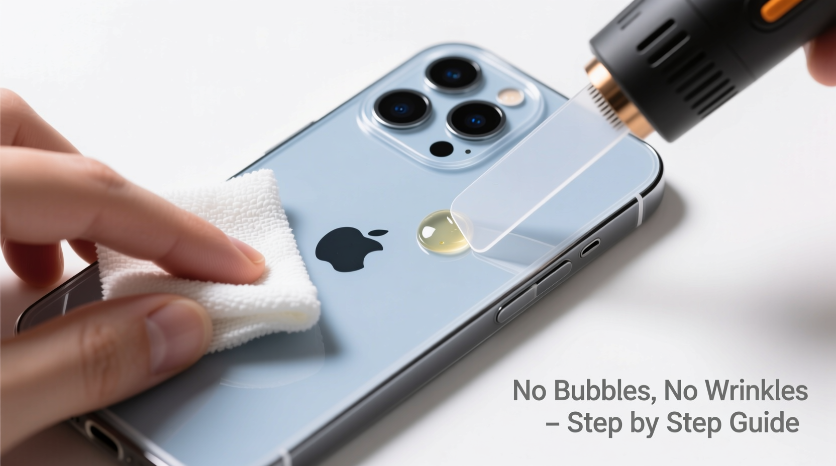 step by step tips for installing a translucent phone skin on your iphone without bubbles or wrinkles
