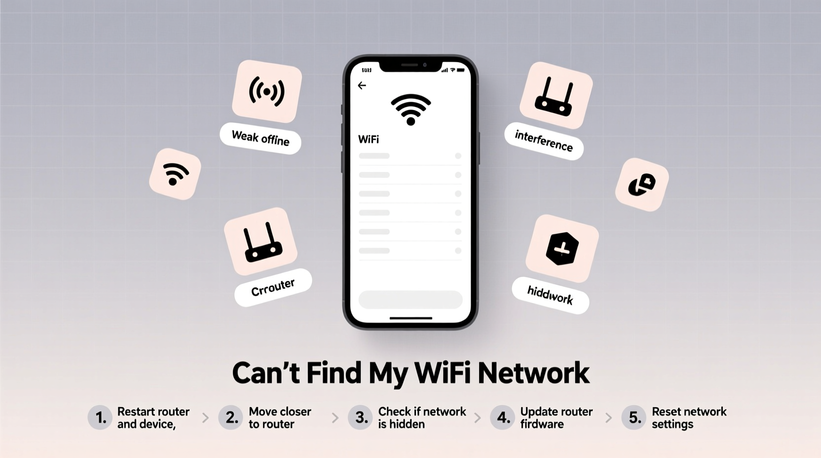 cant find my wifi network troubleshooting solutions