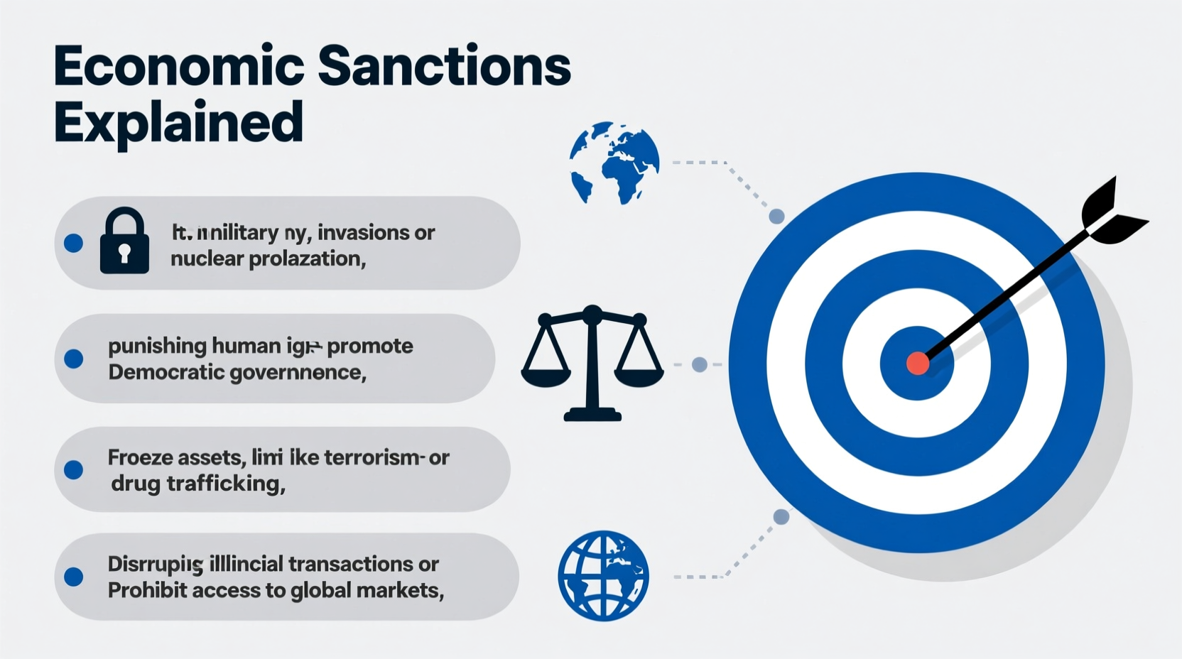 why are economic sanctions imposed reasons purpose explained