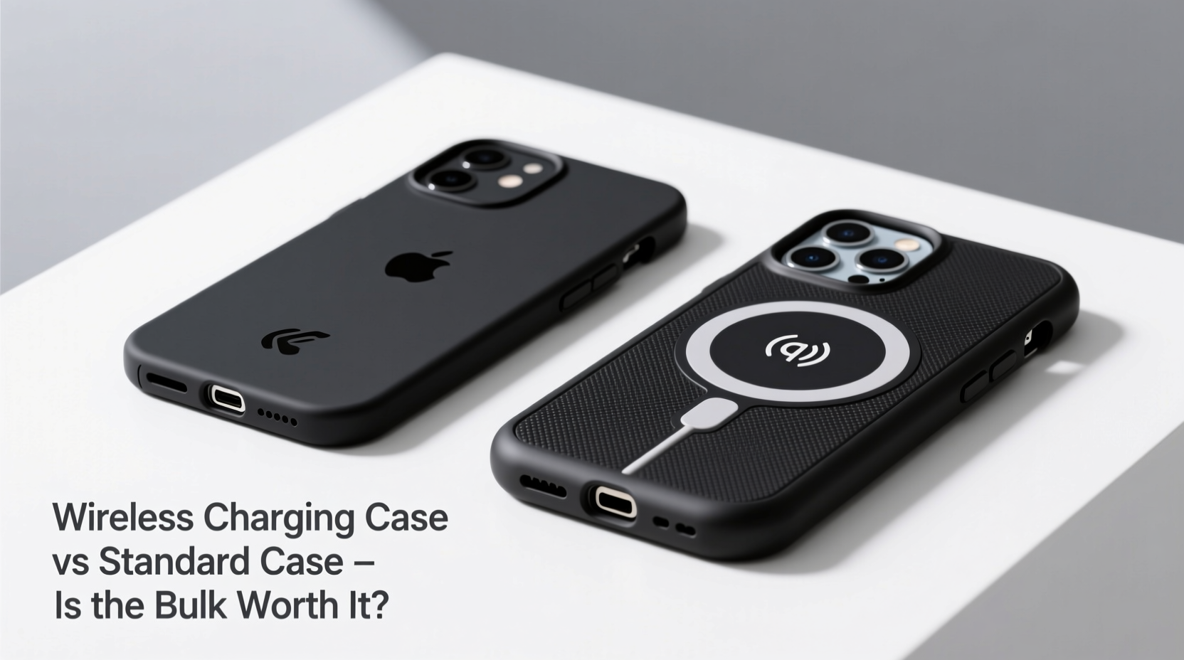 wireless charging case vs standard iphone case is it worth the extra bulk