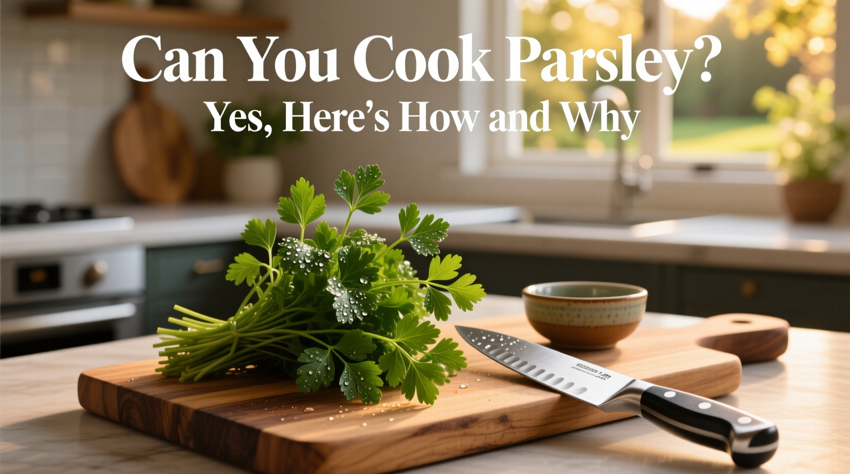 can you cook parsley