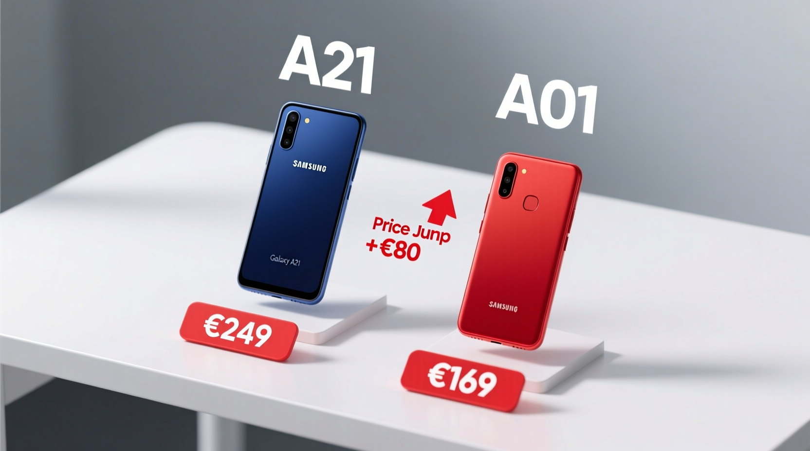 samsung a21 over a01 is the price jump really worth it