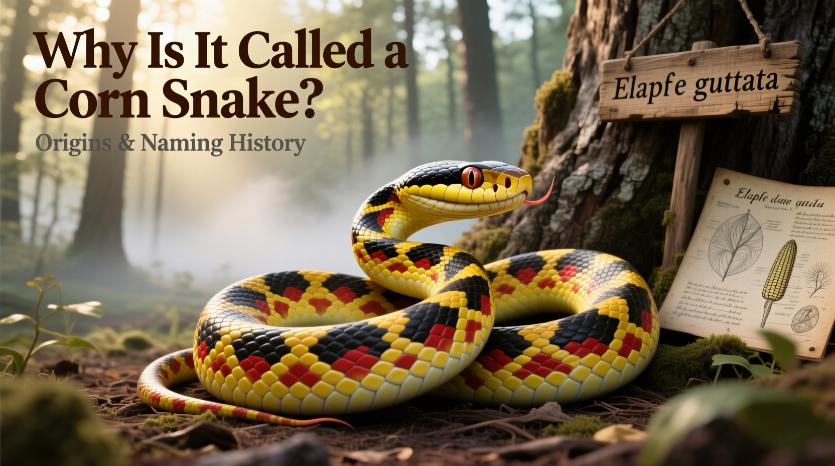 why is it called a corn snake origins explanations