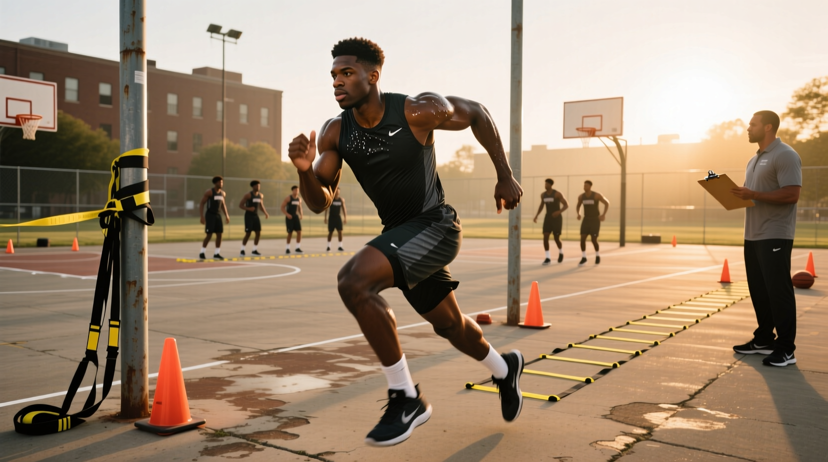 basketball strength mile time guide