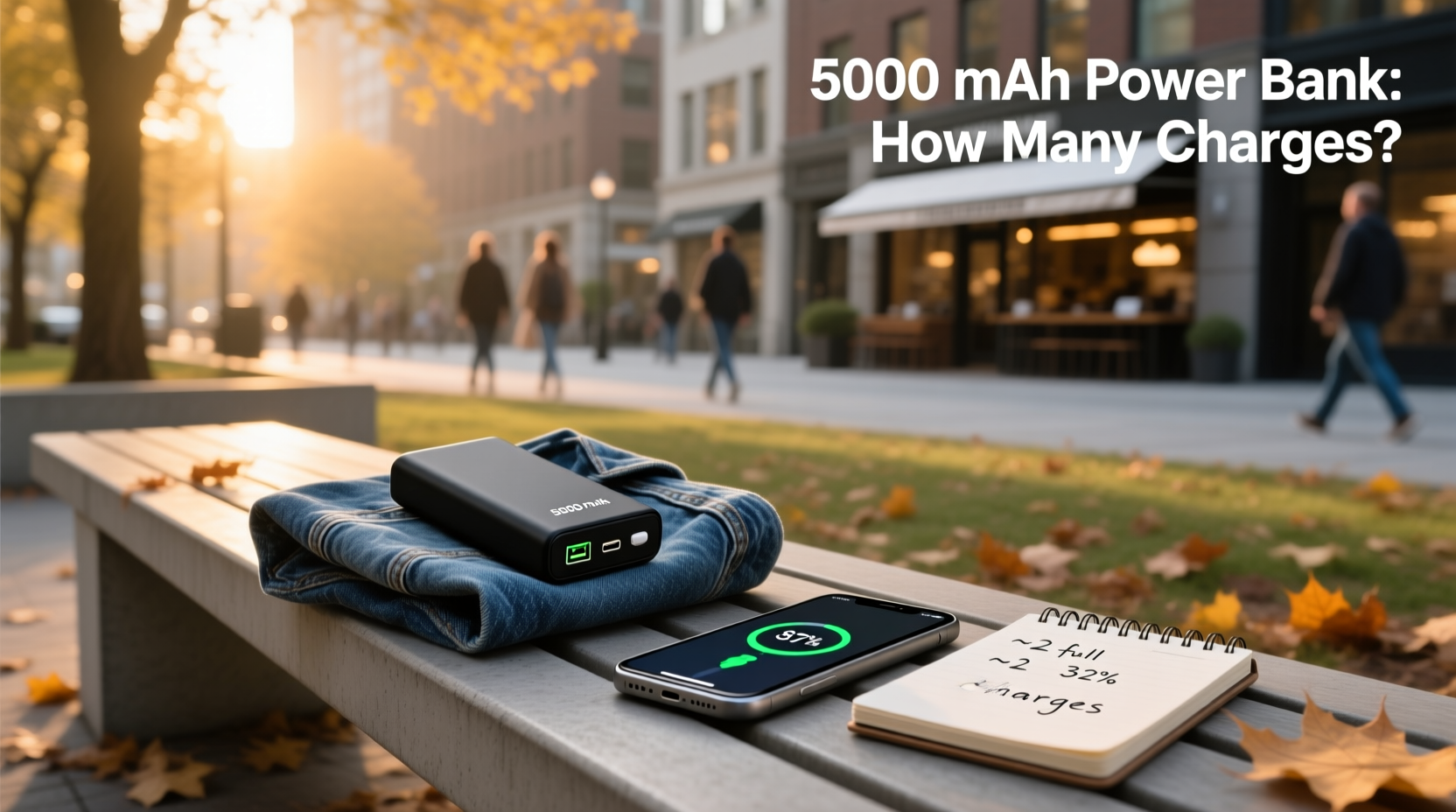 5000mah power bank how many charges for your phone