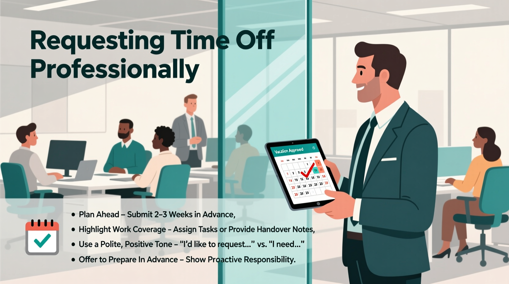 effective strategies for how to request a day off professionally and get approved