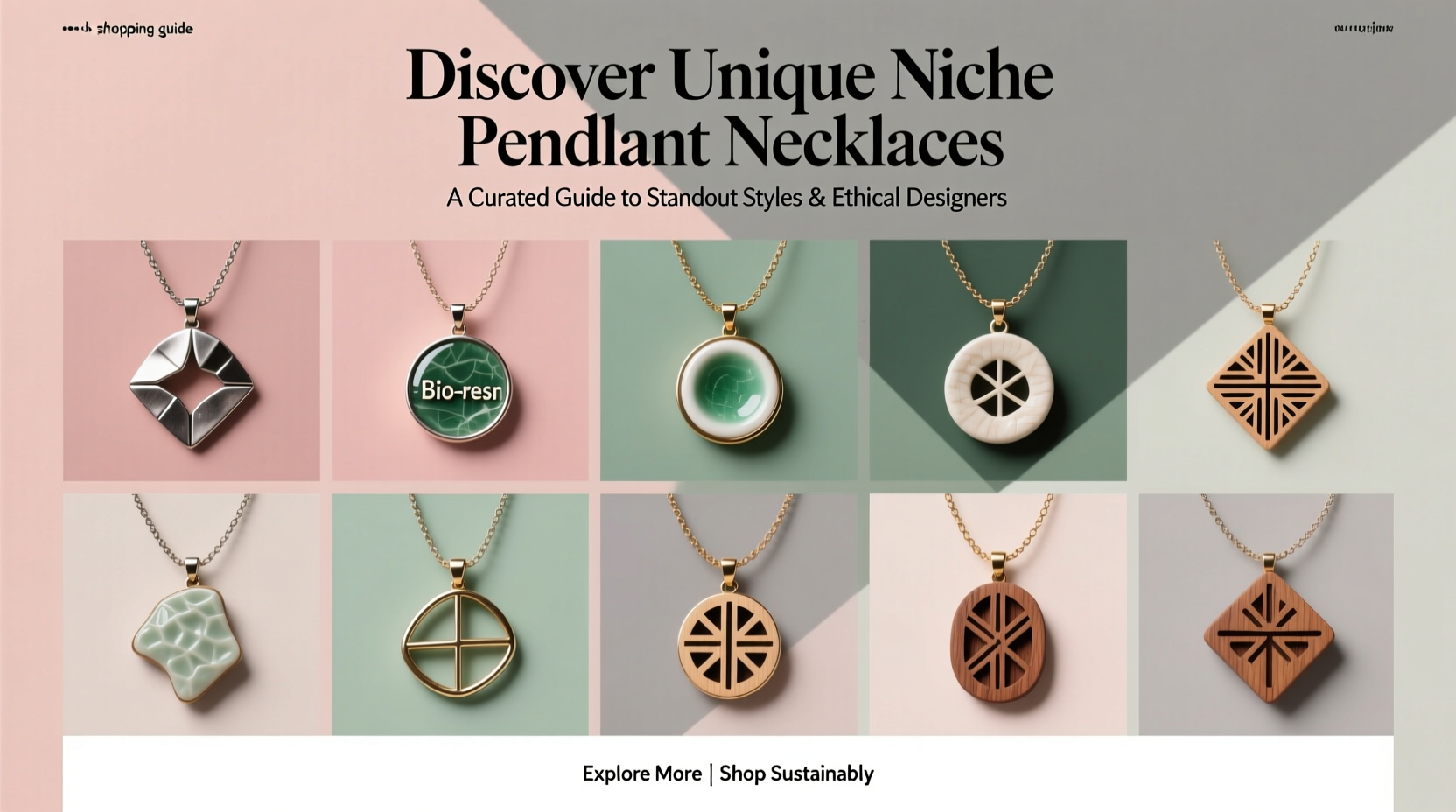 how to discover unique niche design pendant necklaces online a shoppers guide to standout styles