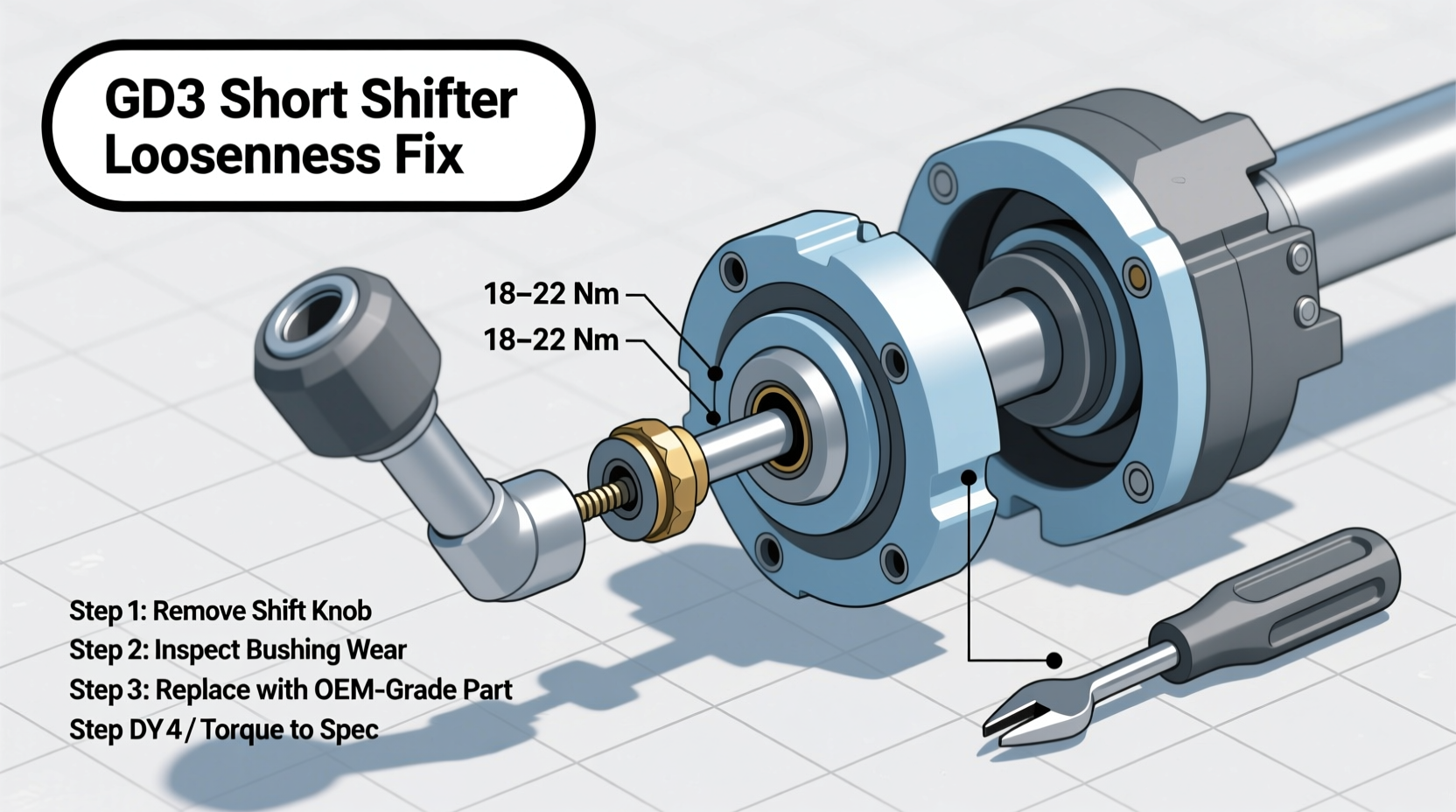 GD3 Short Shifter Looseness Fix: Complete DIY Guide
