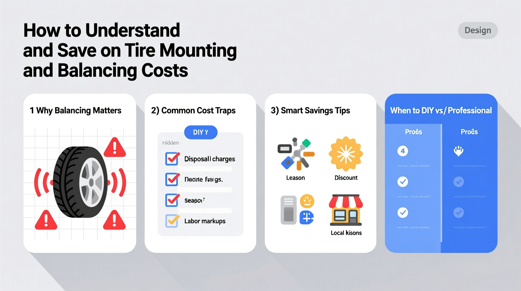 how to understand and save on tire mounting and balancing costs