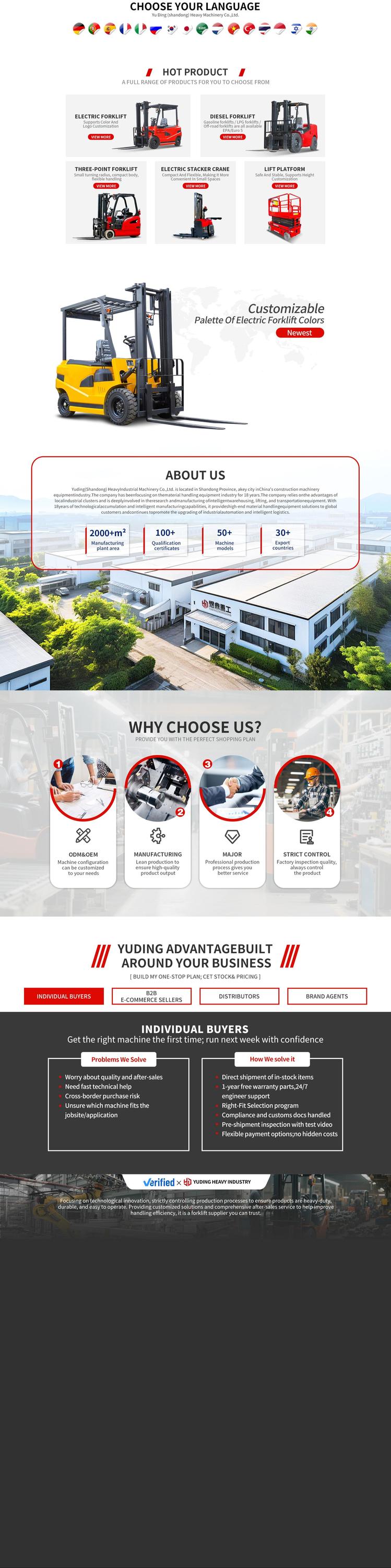 Company Overview - Yu Ding (shandong) Heavy Machinery Co., Ltd.