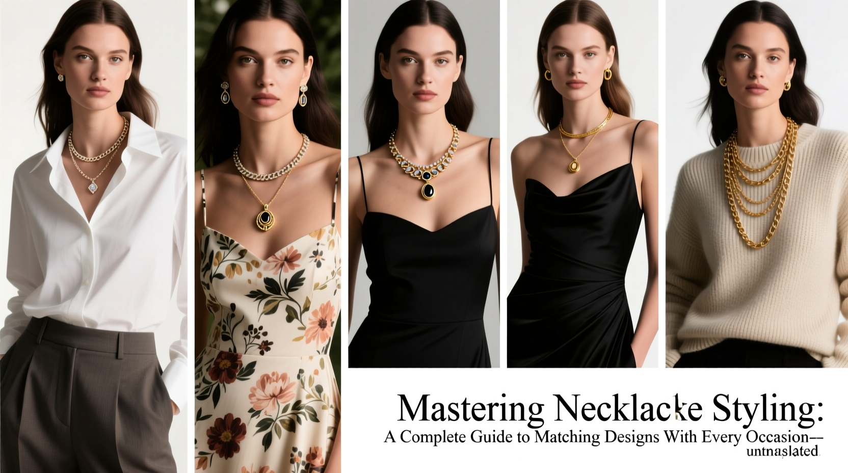 mastering necklace styling a complete guide to matching designs with every occasion