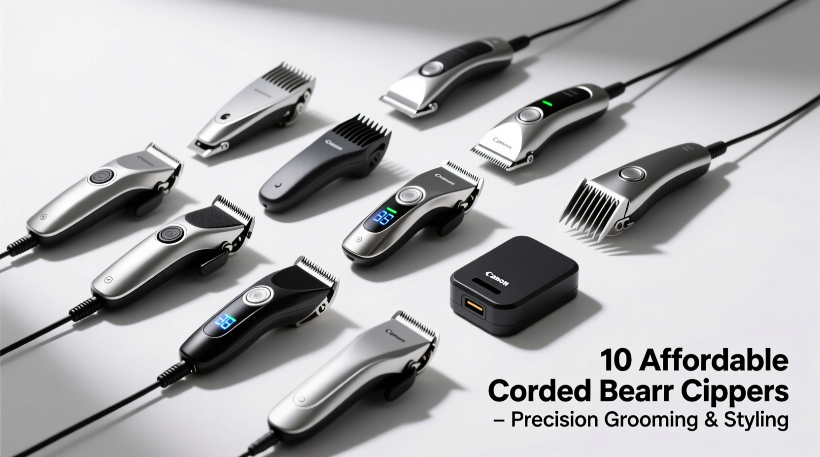 10 affordable corded beard clippers for precise grooming and styling