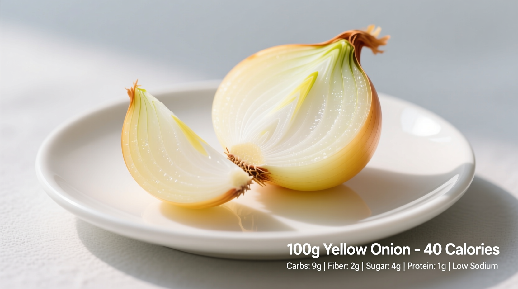 how many calories in yellow onion