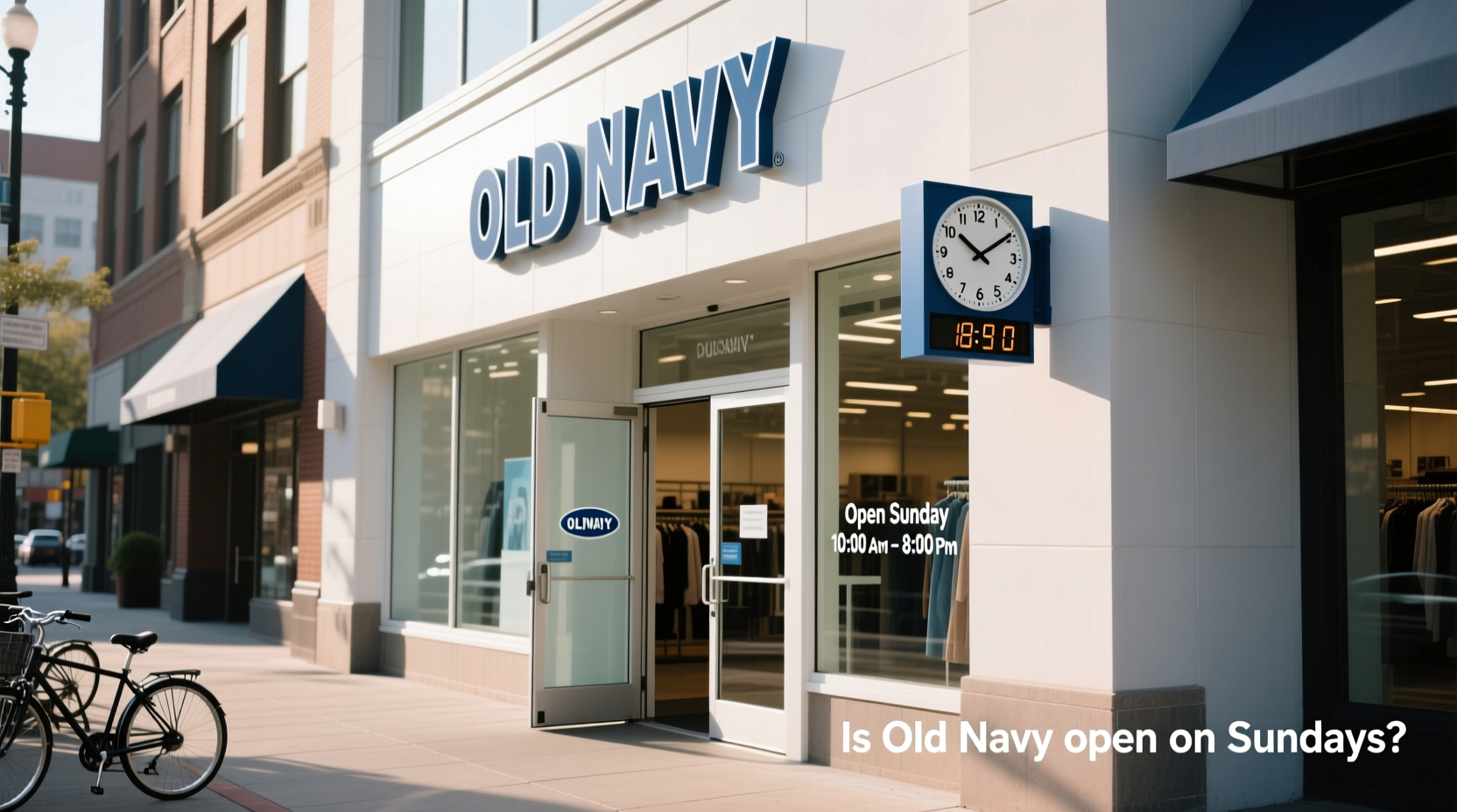 is old navy open on sundays
