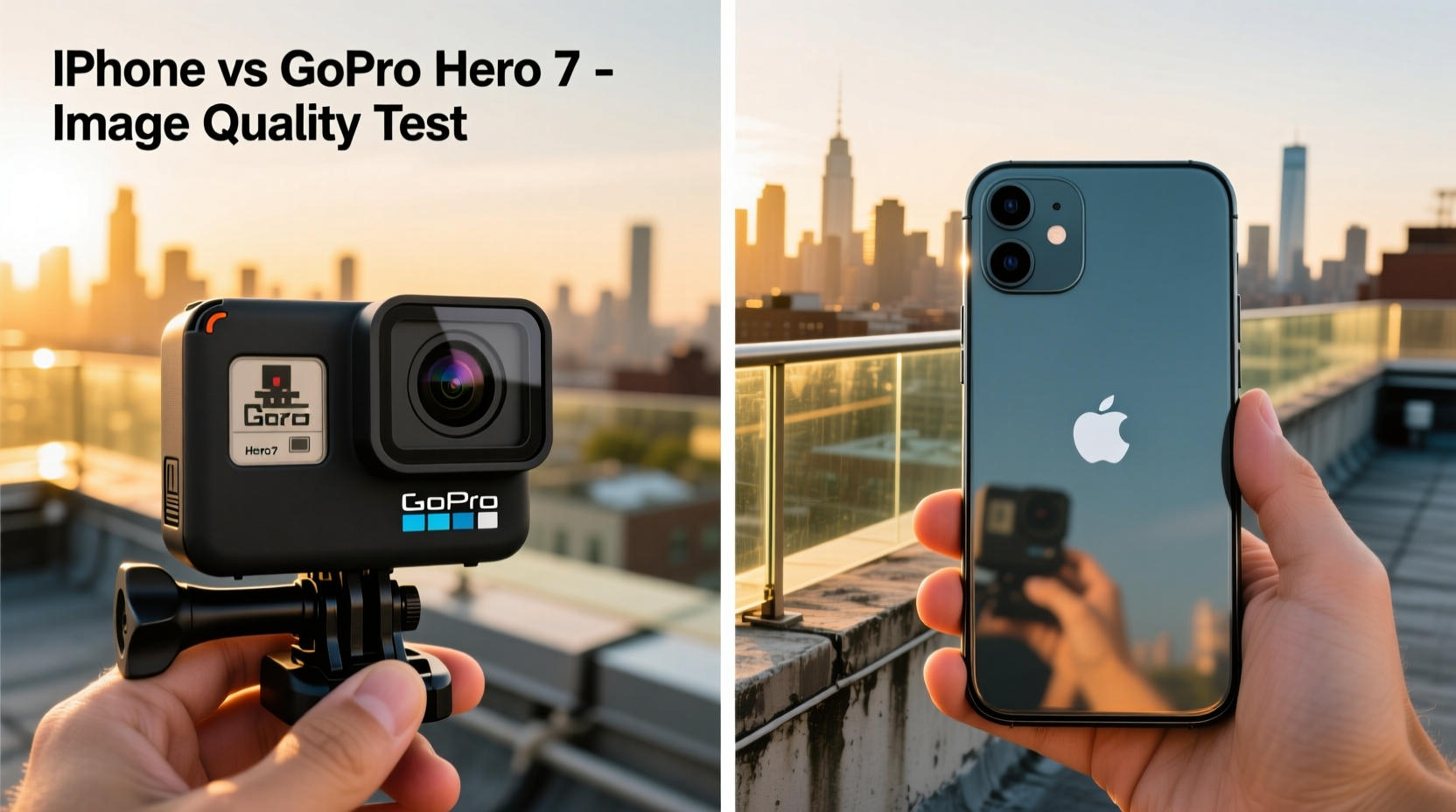 gopro hero 7 vs iphone for picture quality is the iphone camera really catching up