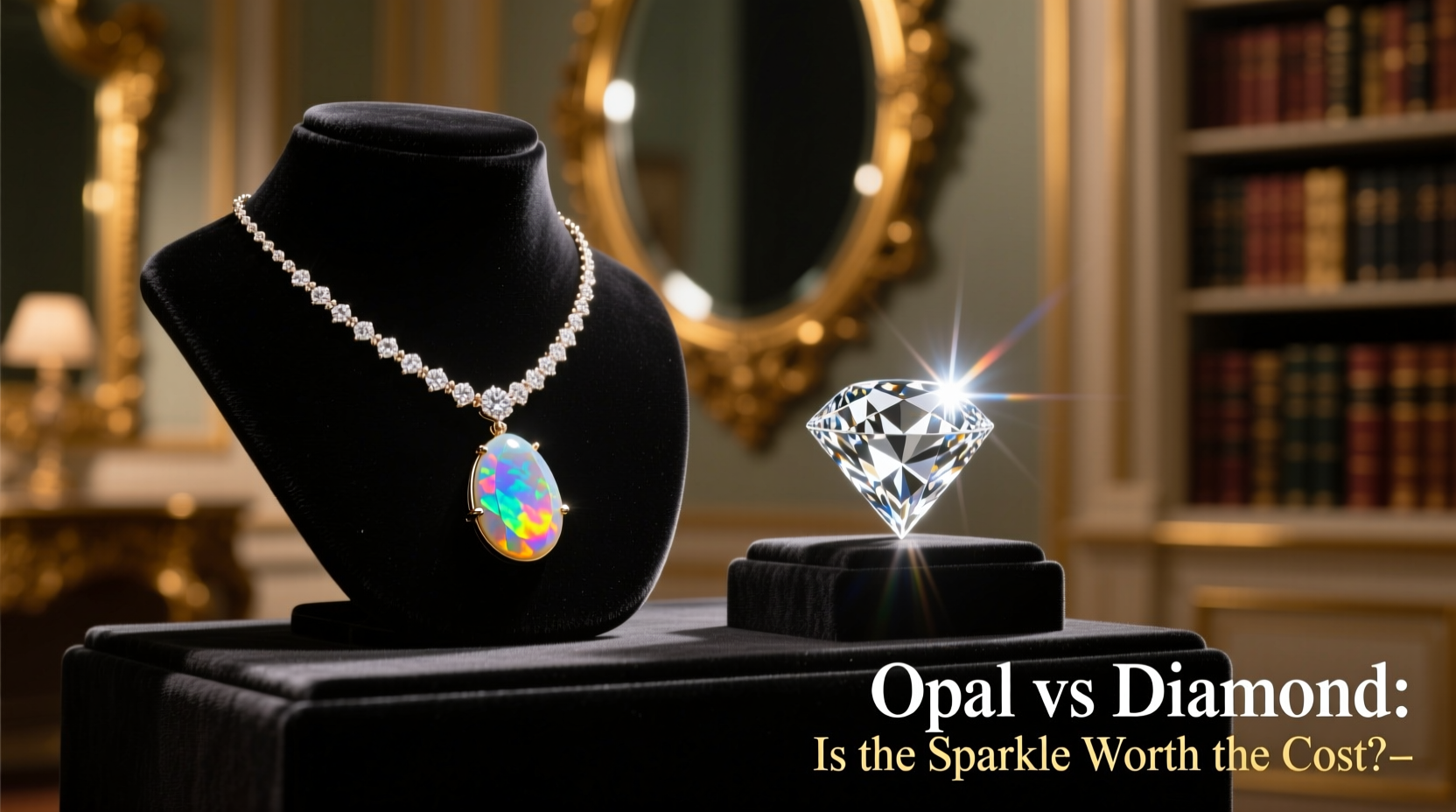 opal vs diamond necklace is the sparkle of a diamond really worth the extra cost