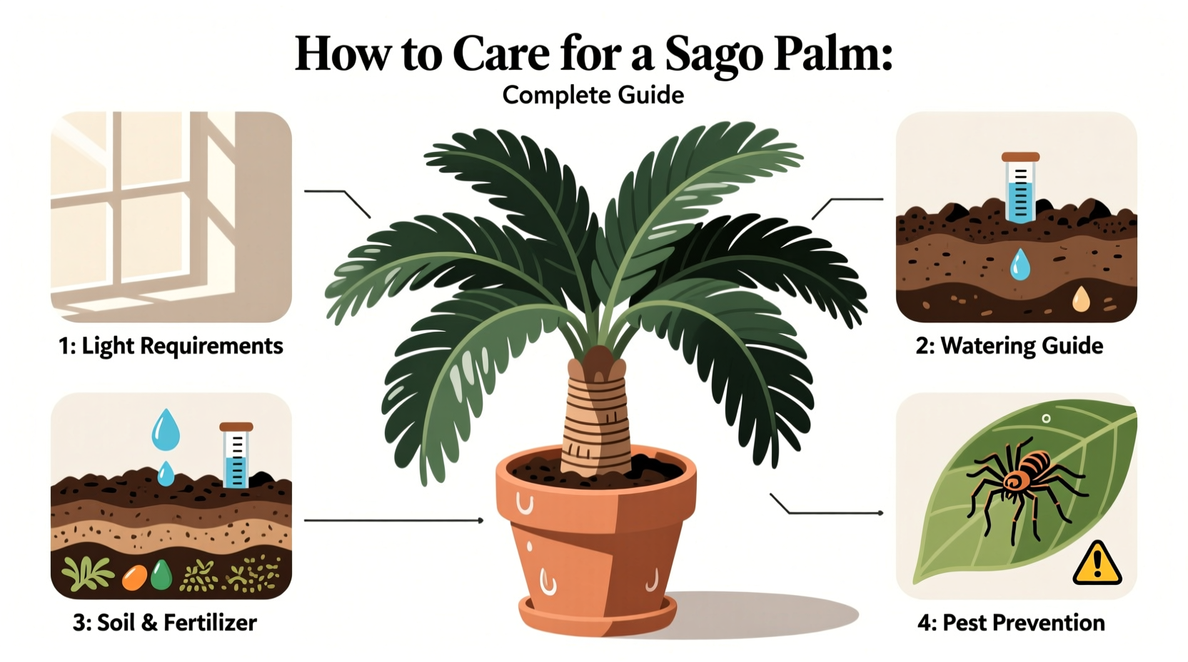 how do you care for a sago palm