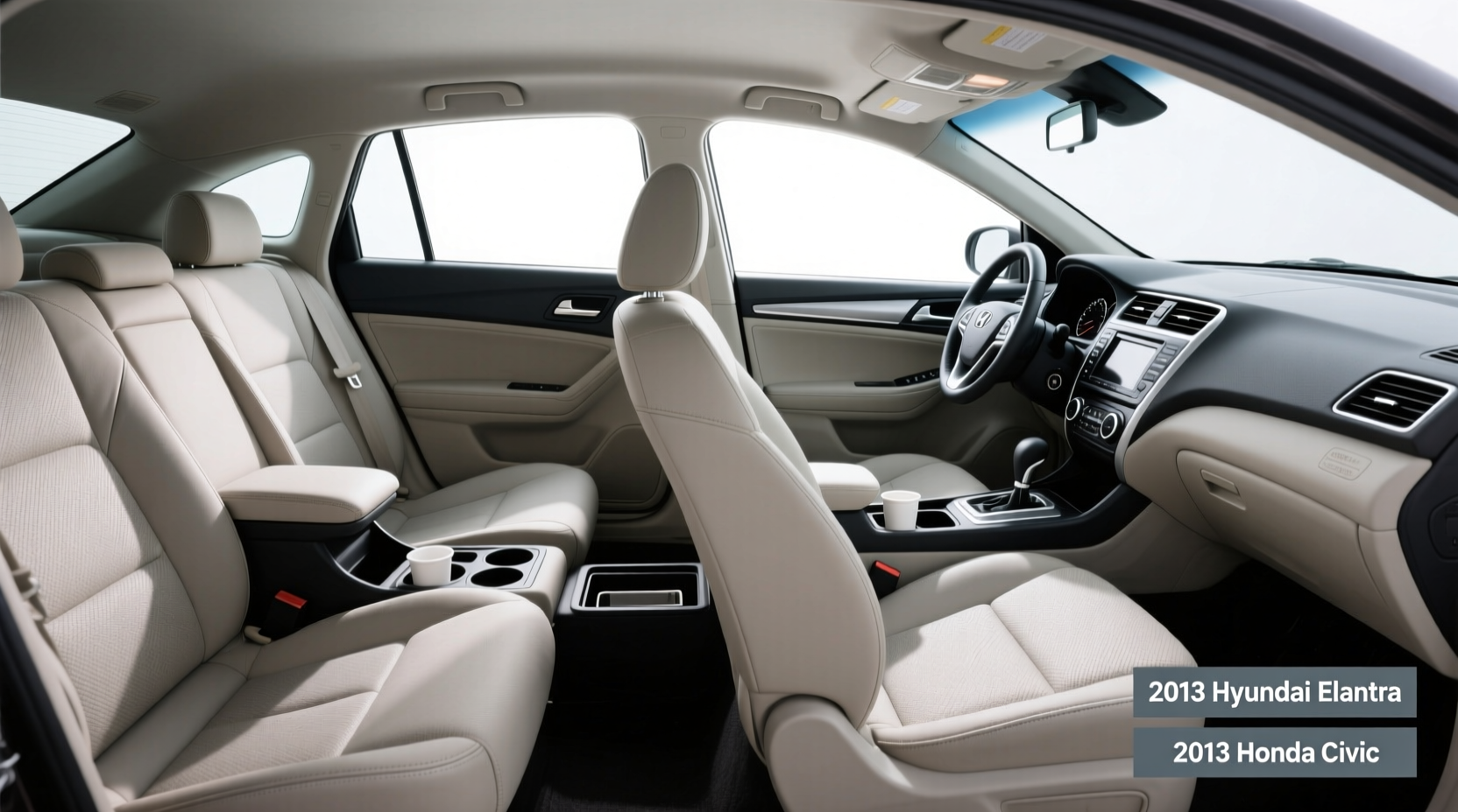 elantra 2013 vs civic interior