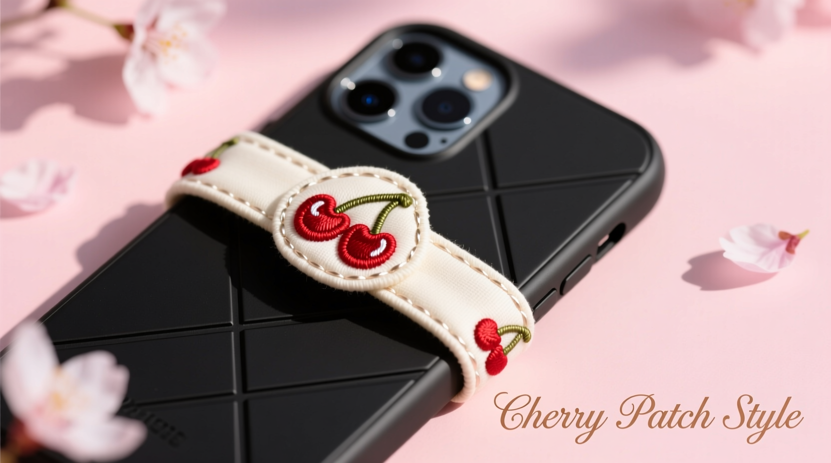 creative ways to style your phone case with a cherry patch bracelet for a unique look
