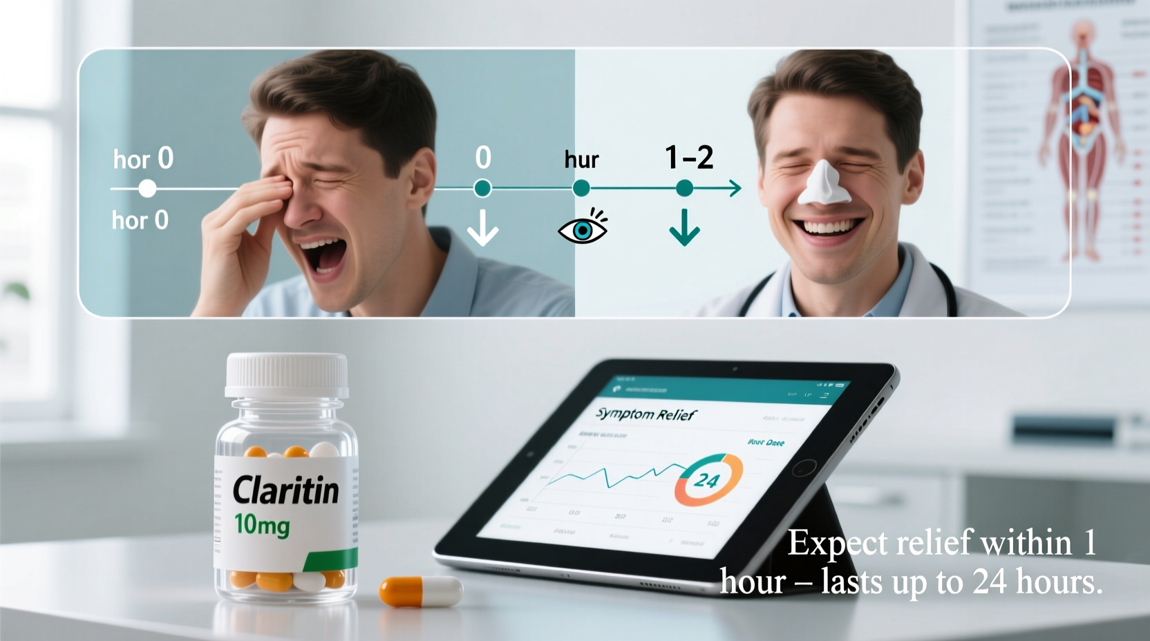 how quickly does claritin relieve allergy symptoms what to expect when you take it