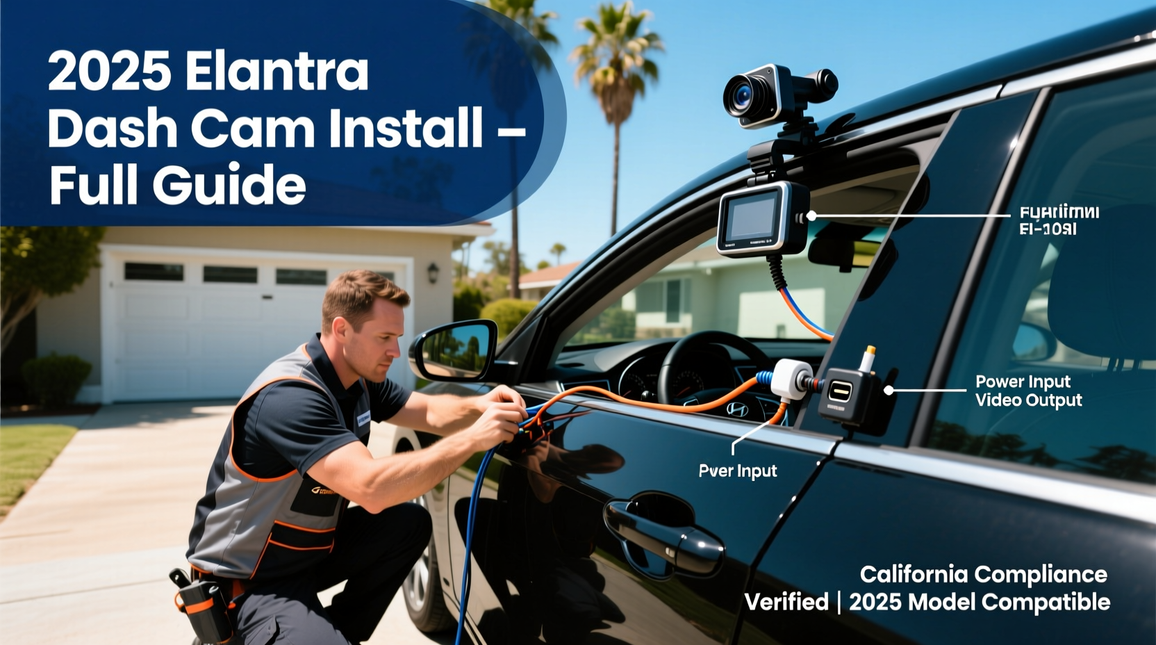 elantra 2025 dash cam install ca
