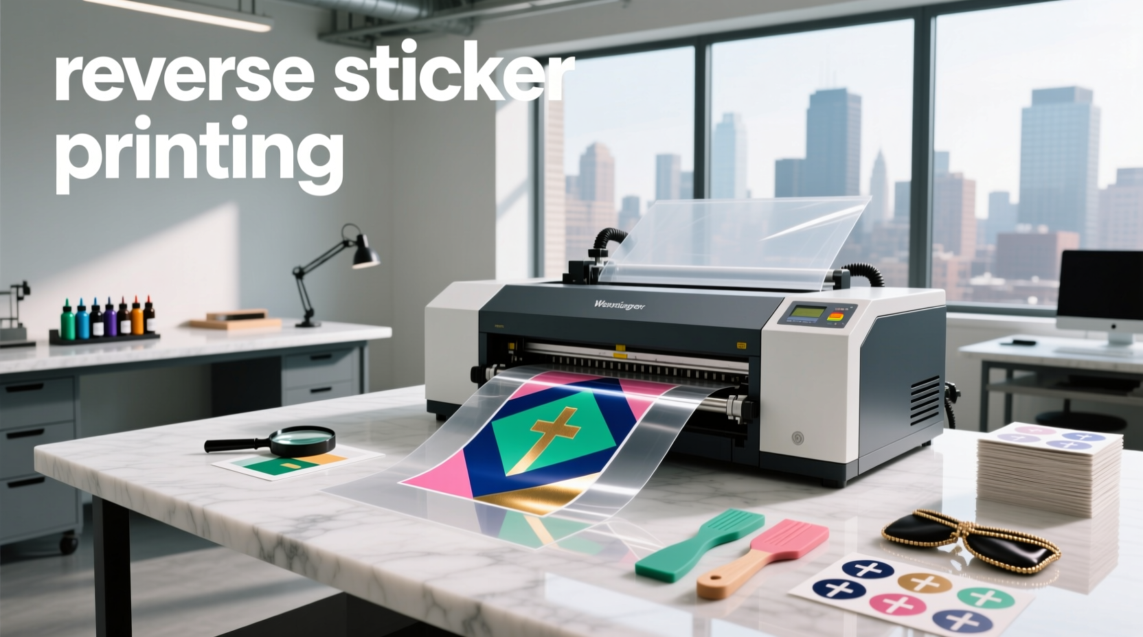 How to Print Reverse Stickers for Glass & Windows
