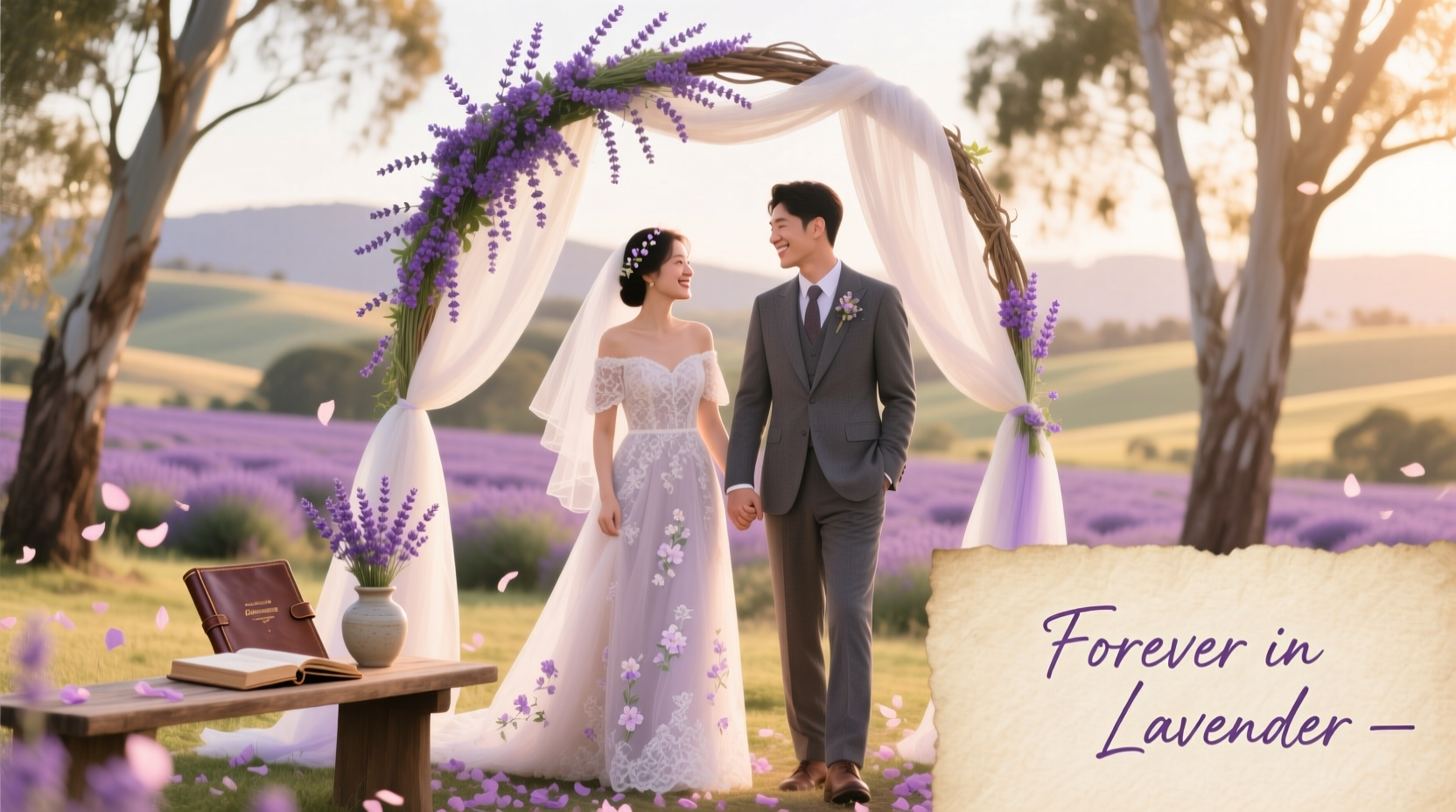 what is a lavender wedding