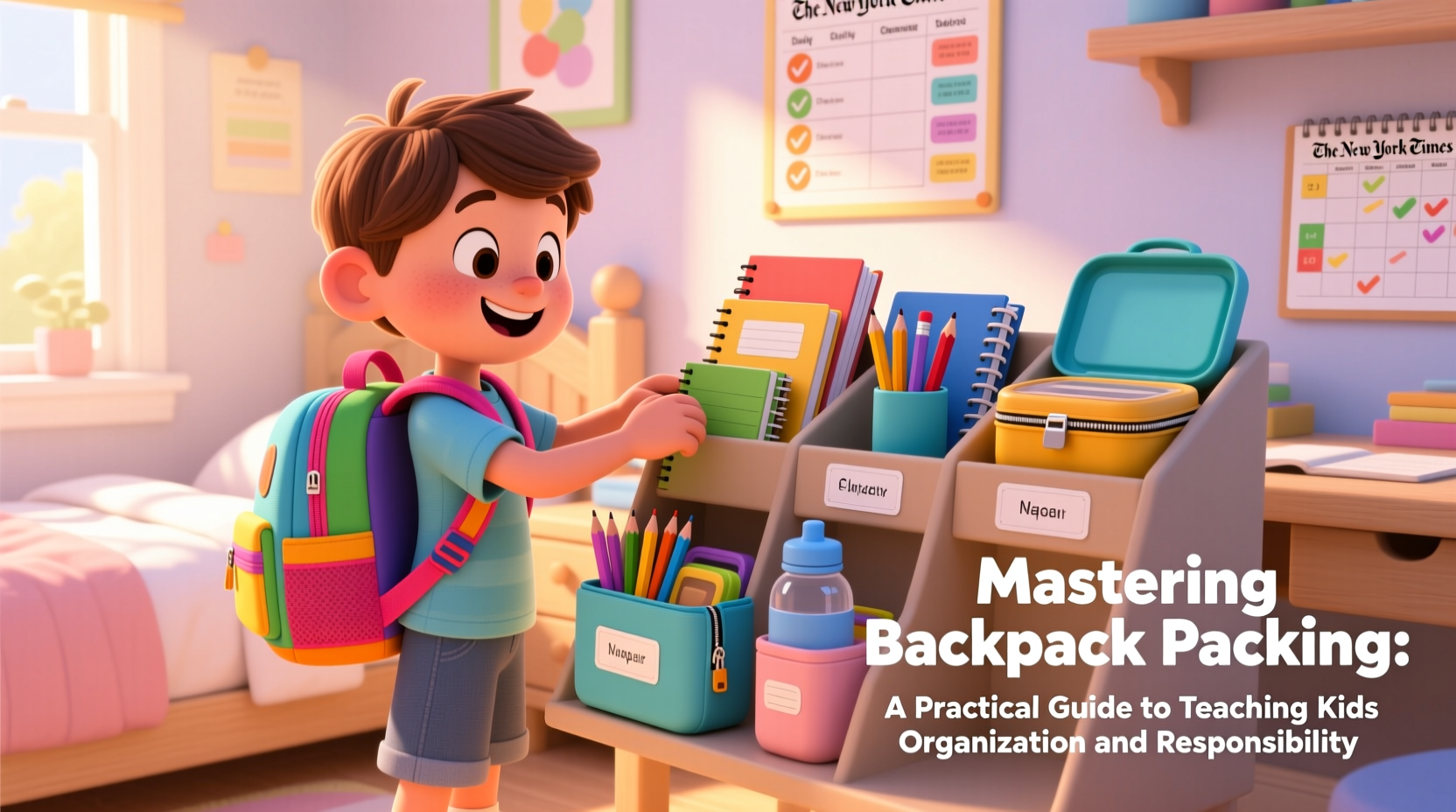 mastering backpack packing a practical guide to teaching kids organization and responsibility