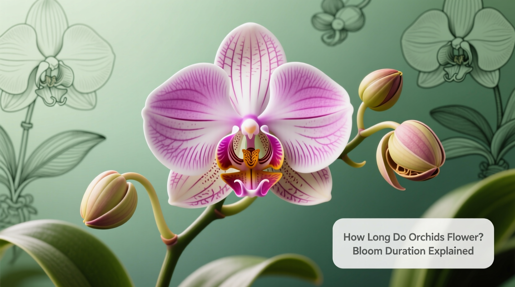 how long do orchids flower