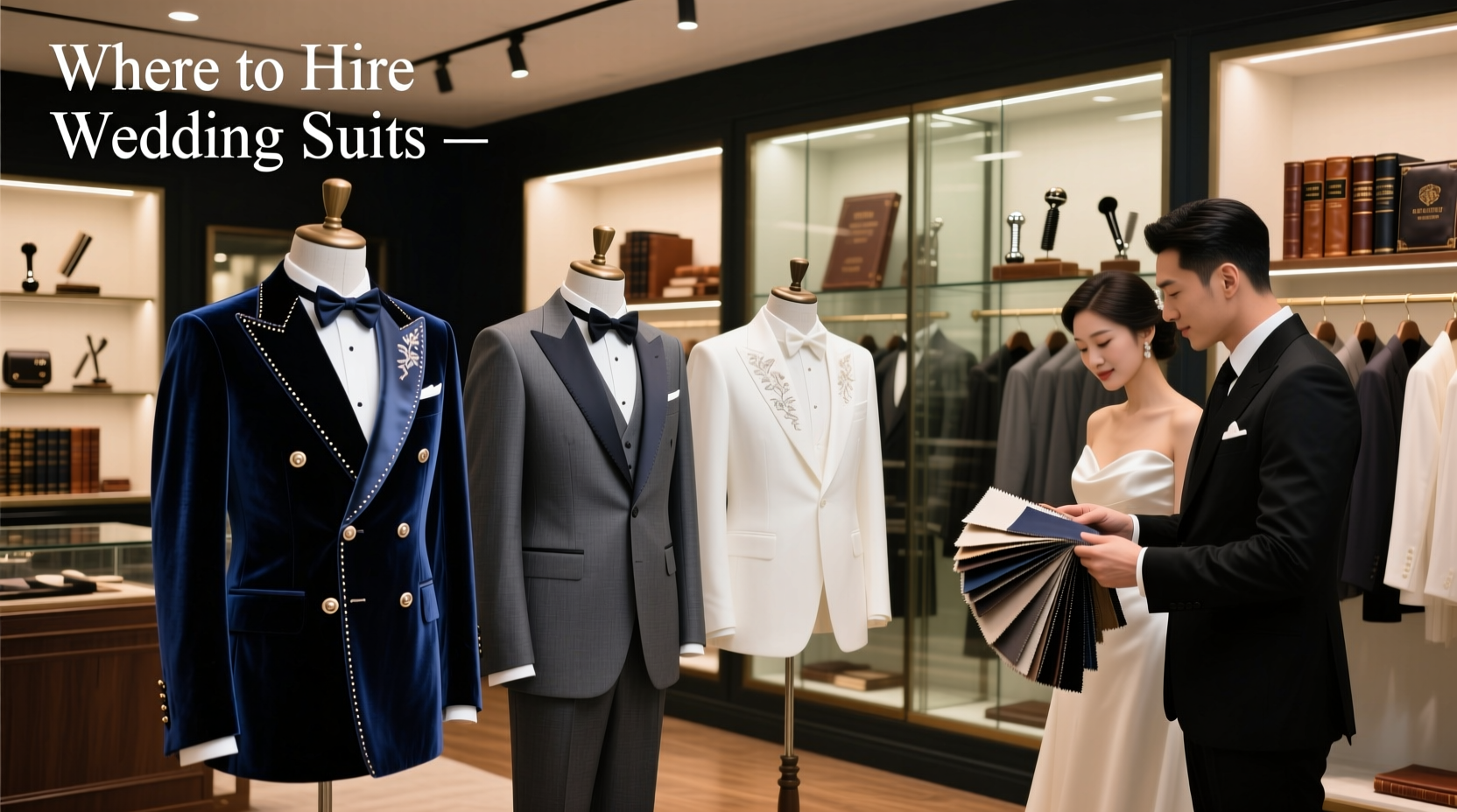 where to hire wedding suits