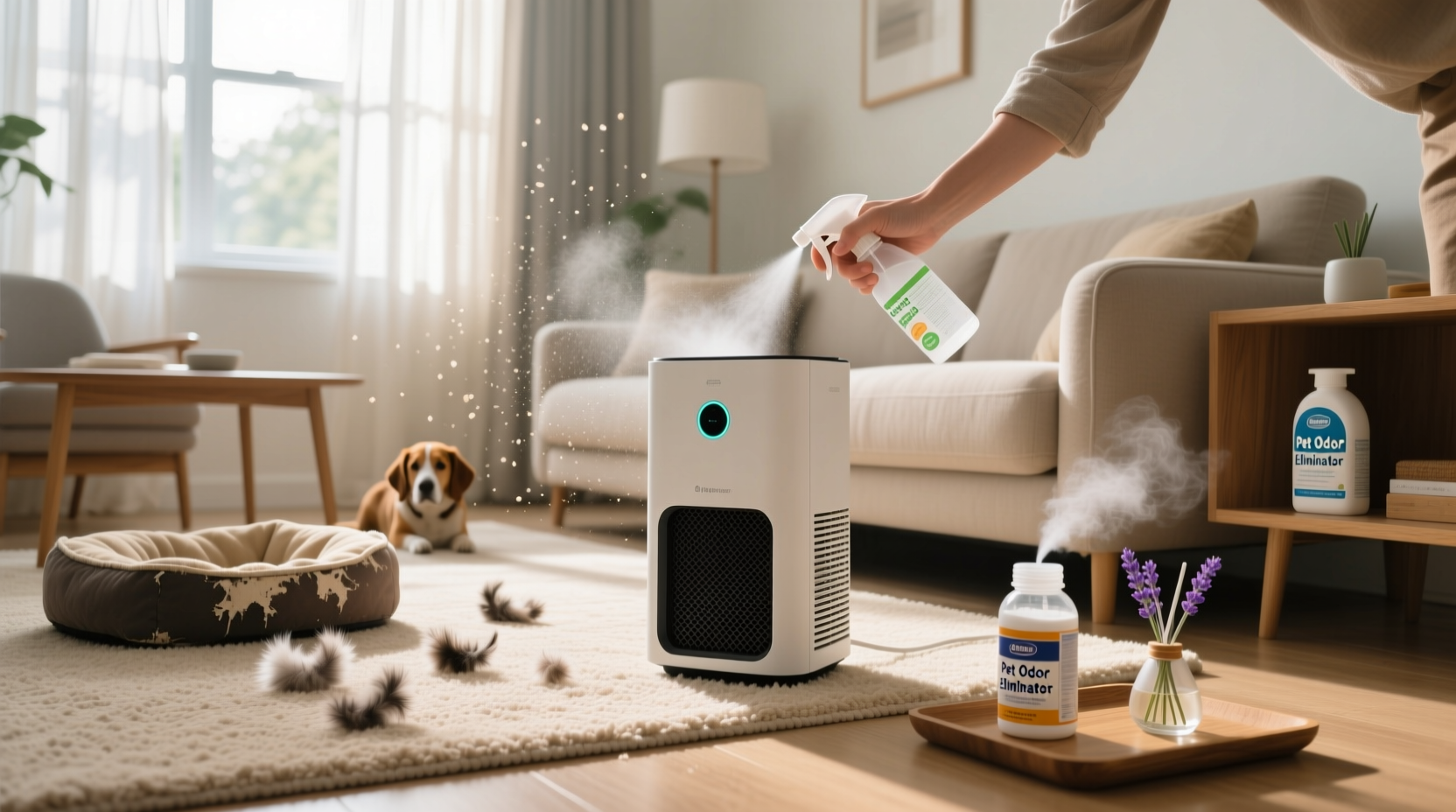 how get rid of pet smell home