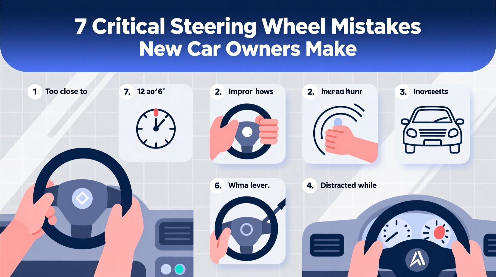 new owner steering wheel mistakes