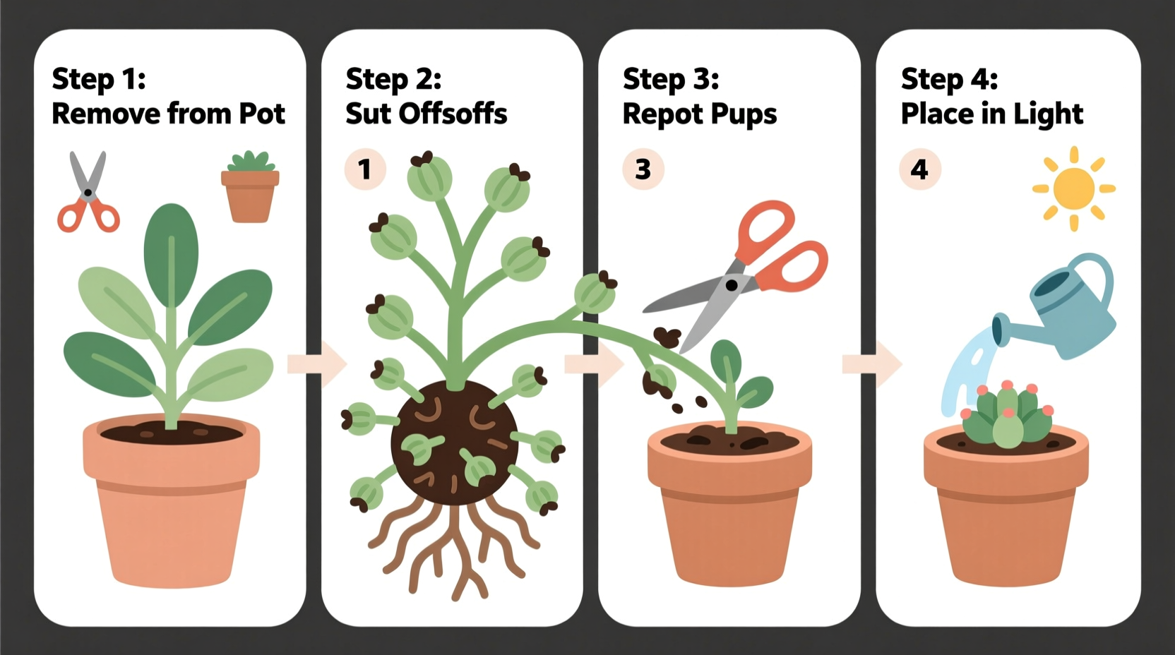 How to Divide Spider Plants Easily