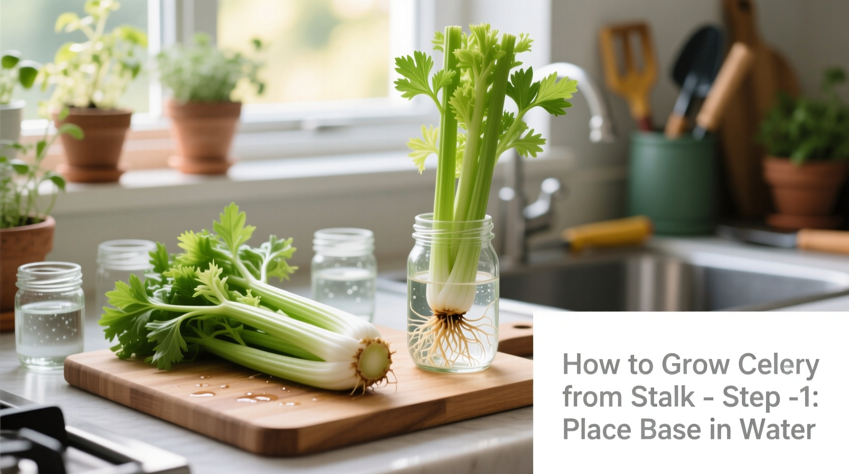 how do you grow celery from the stalk