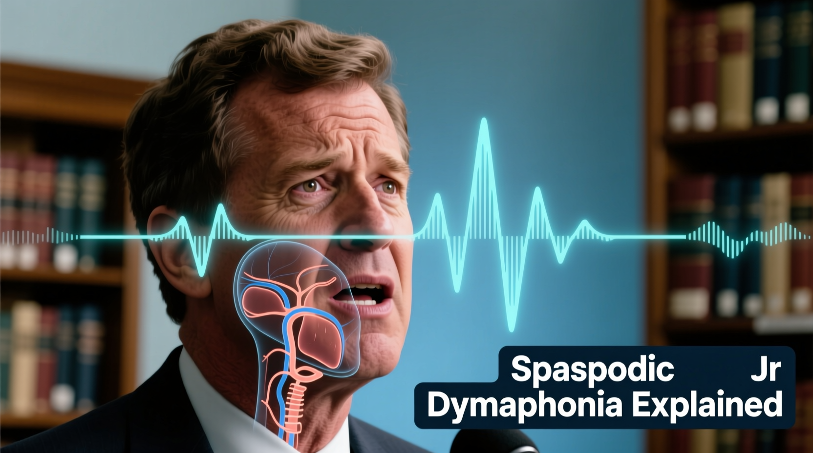 why rfk jr s voice is raspy spasmodic dysphonia explained